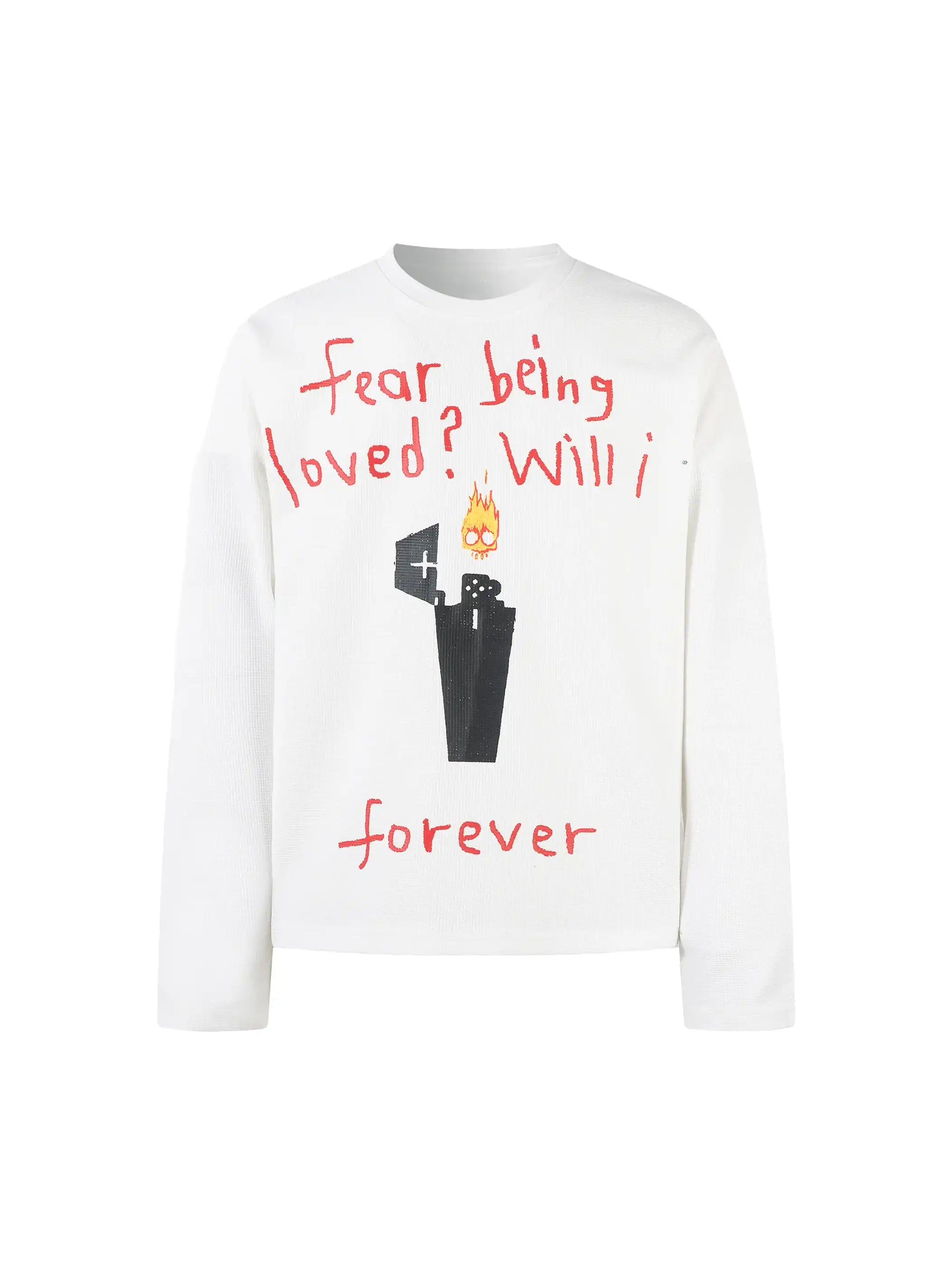 Light Subculture Fun Letter T-Shirt-S1084
