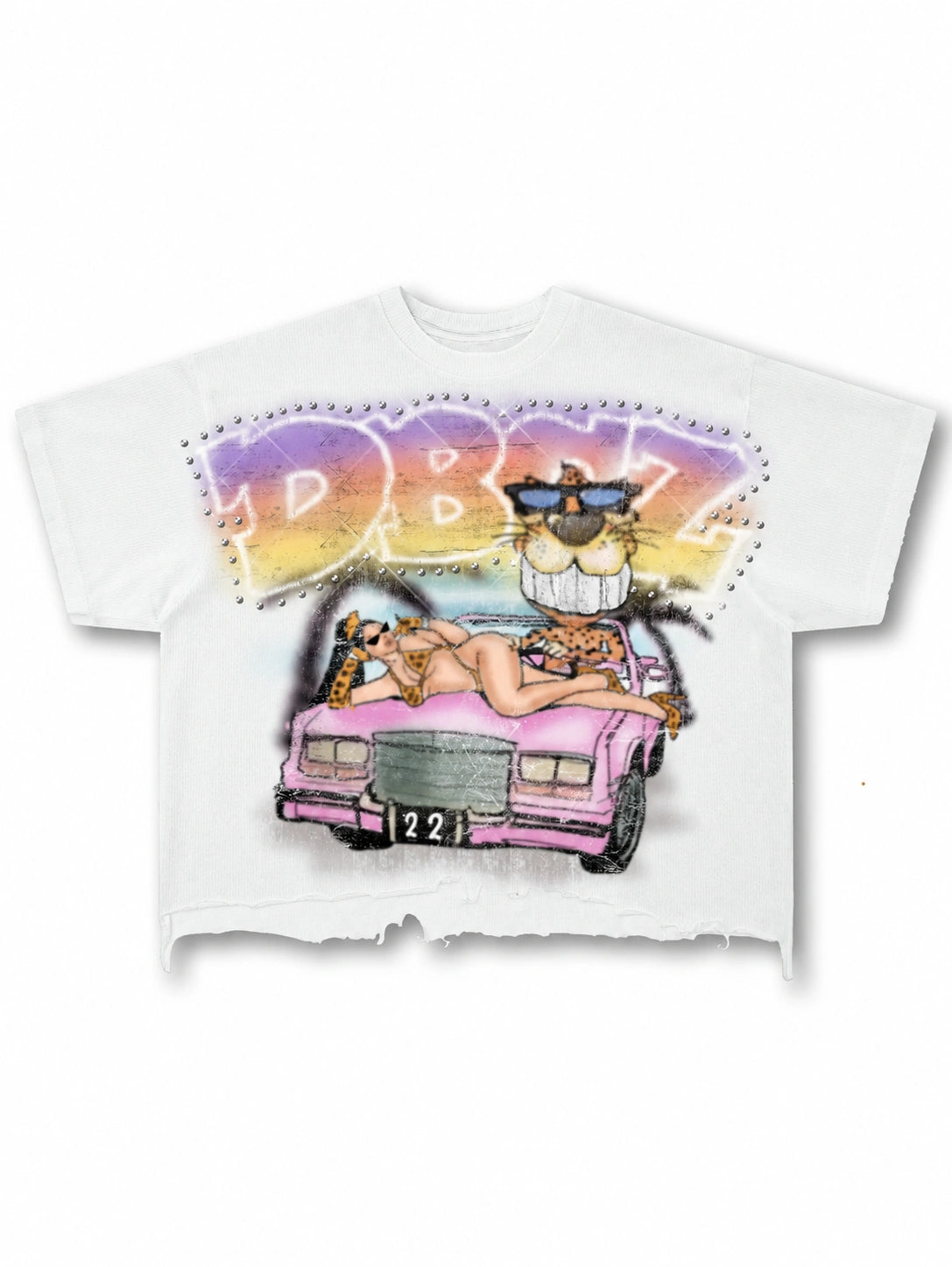 90s Funny Cheetah Tee-669