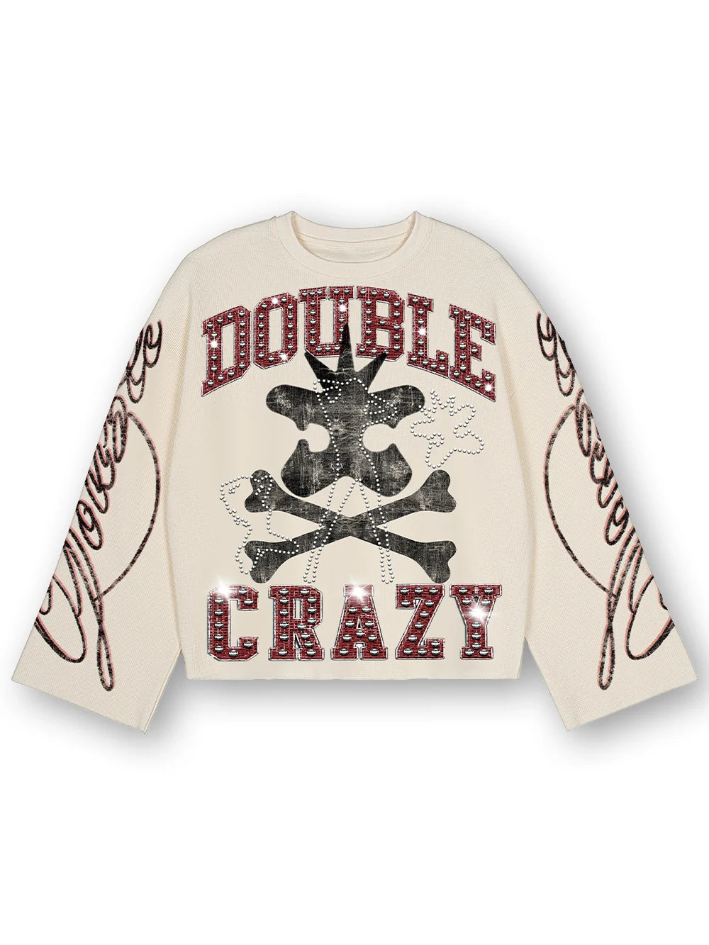 Dark Grunge Crossbones L/S-685