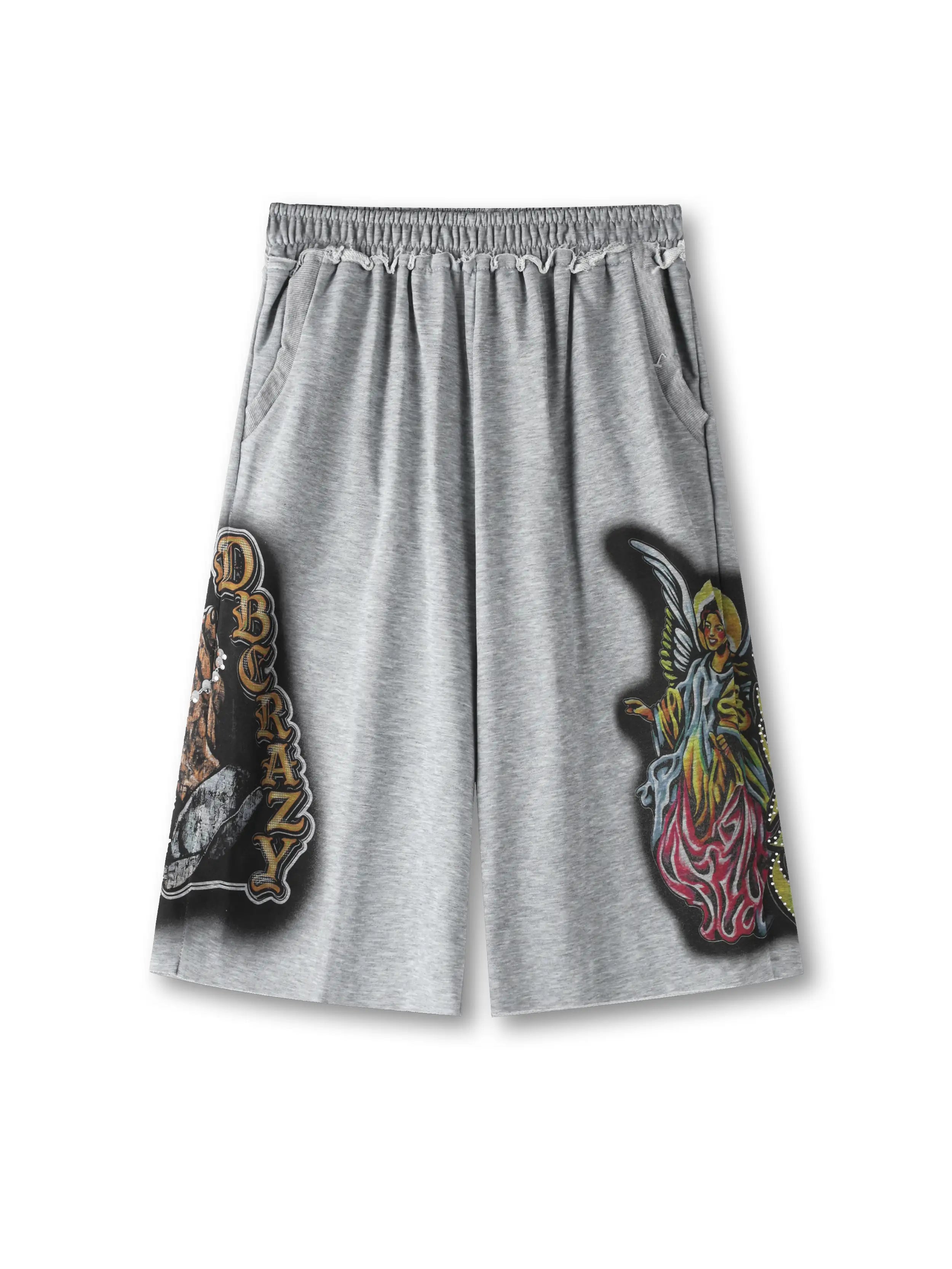 Pantalones cortos de chándal Bling Praying Hands-581