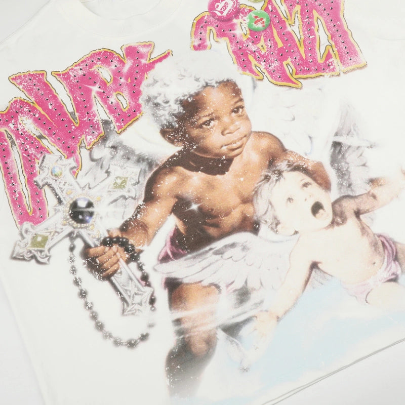 Iced Out Cherub Rockstar Tee-590