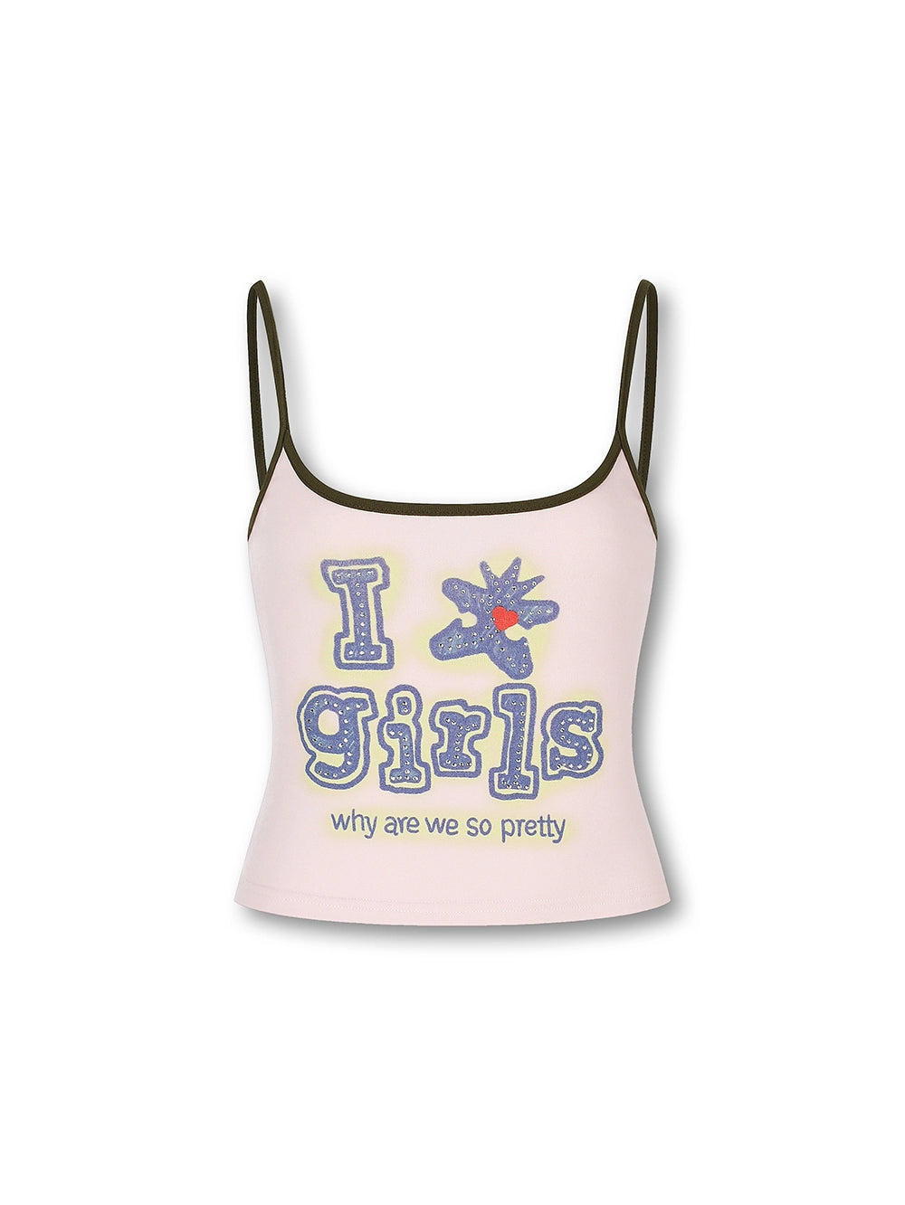 Sparkle Neon Quote Crop Top-680
