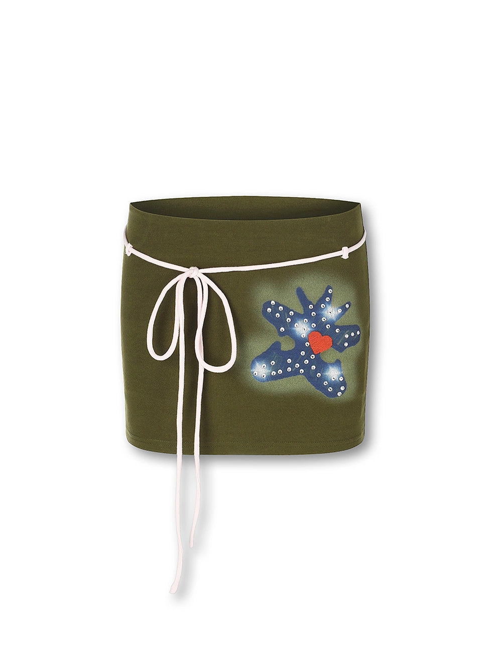 Sparkle Contrast Star Skort-681