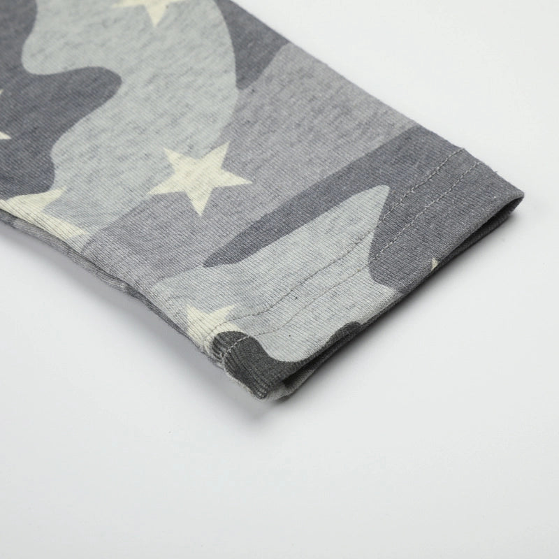 Camo Vampire Fangs L/S Top-725