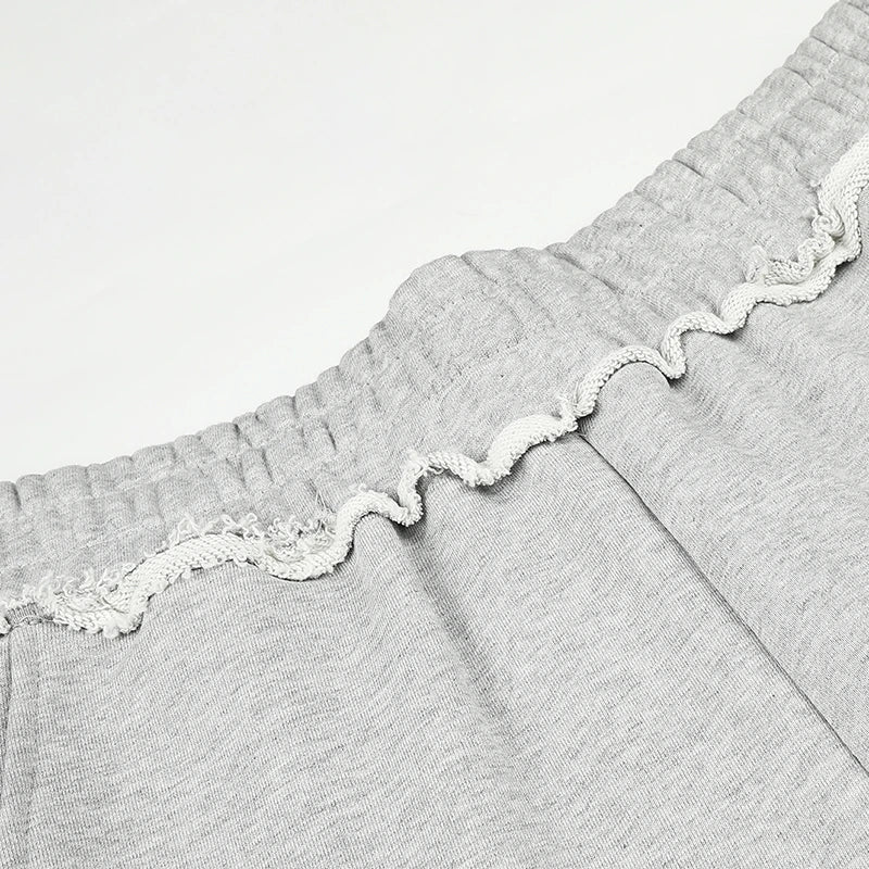 Shorts Vintage en tissu éponge effet éclaboussures - 621