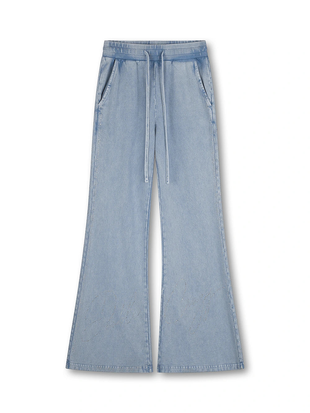 400G Rhinestone Stripe Flares-755