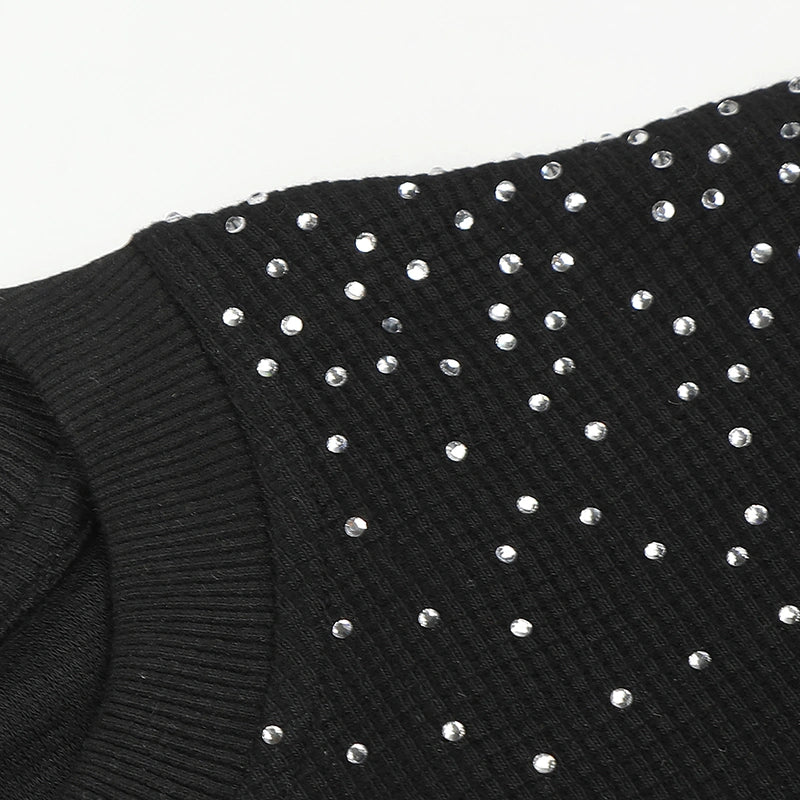 Bling Moon City Distressed L/S-686