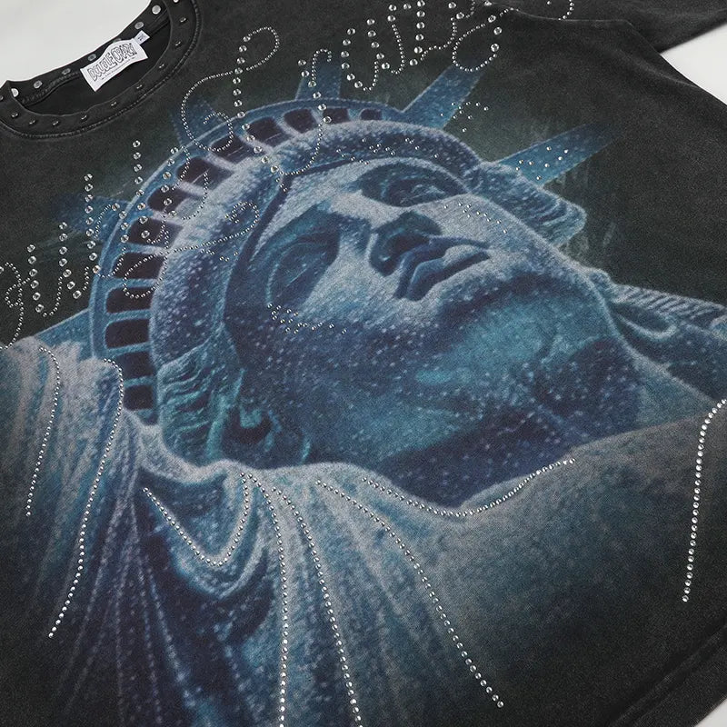 T-shirt graphique Liberty à clous - 554