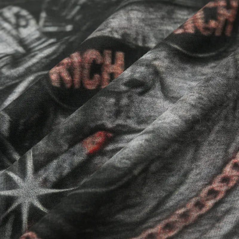 T-shirt graphique Bling Rich Jésus-560