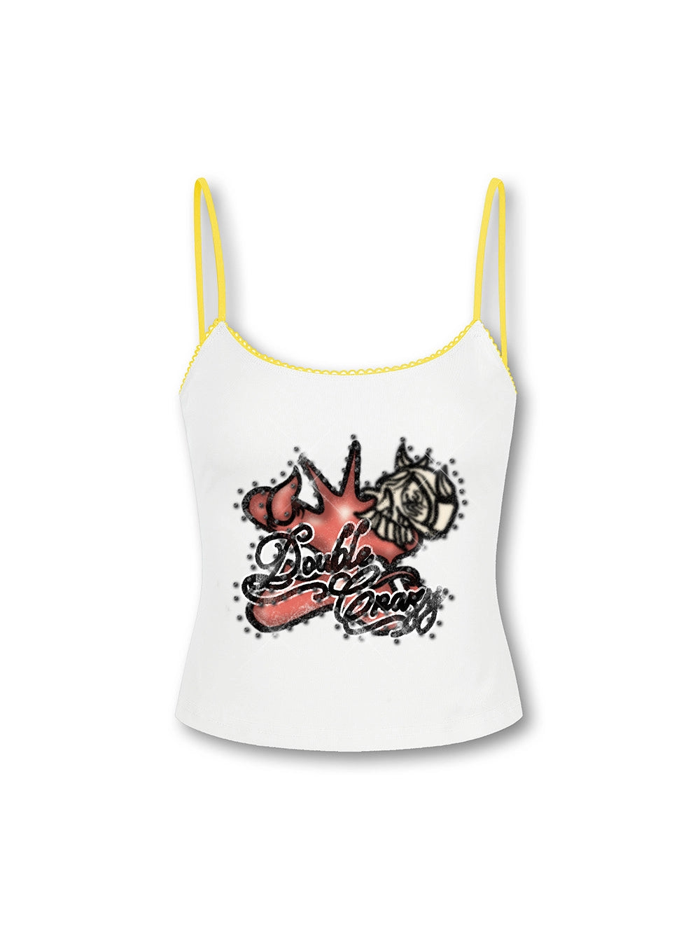 Rhinestone Skull Cami-700