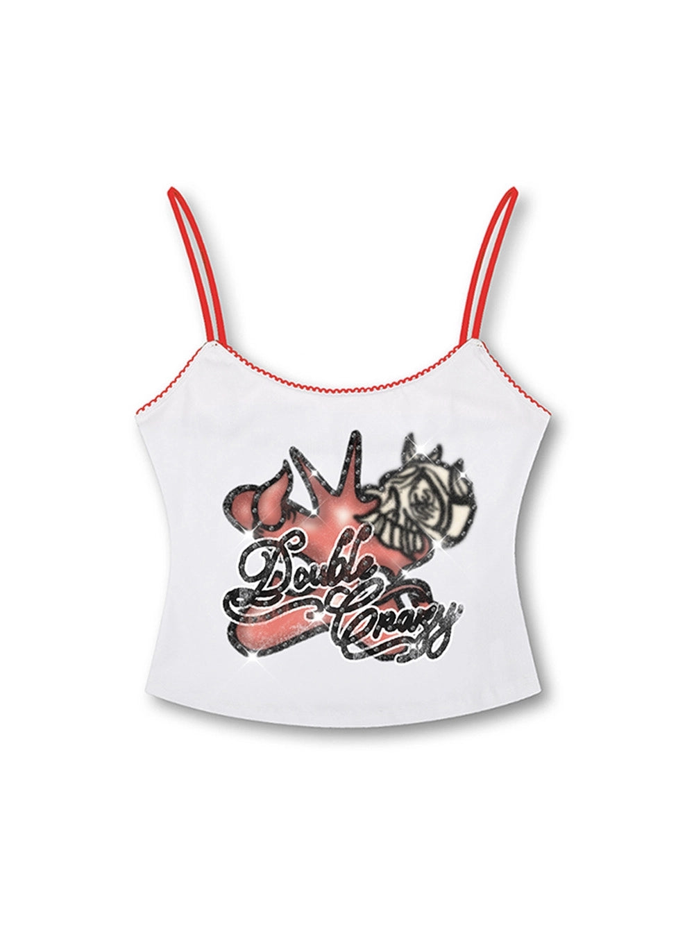 Rhinestone Skull Cami-700