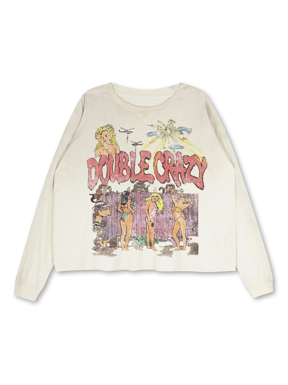 90s Bikini Comic Boxy L/S-715