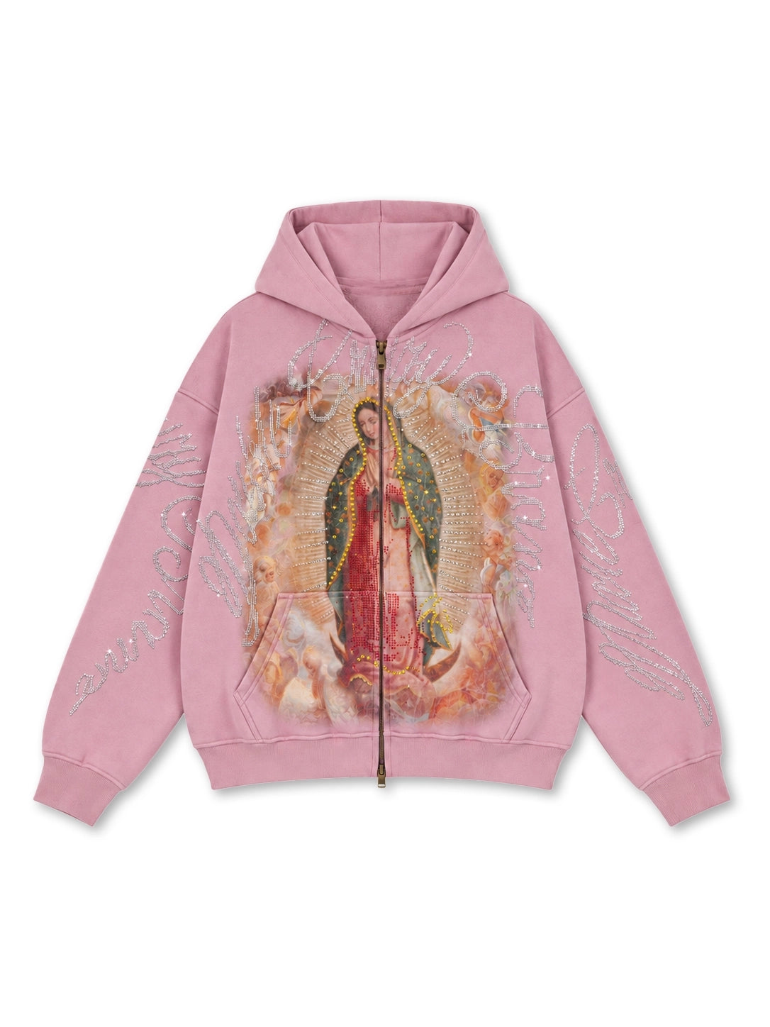 Sweat à capuche Vintage Iced-Out Virgin - 758