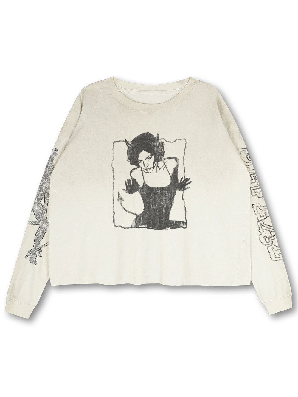 Vintage Rhinestone Vixen L/S-775