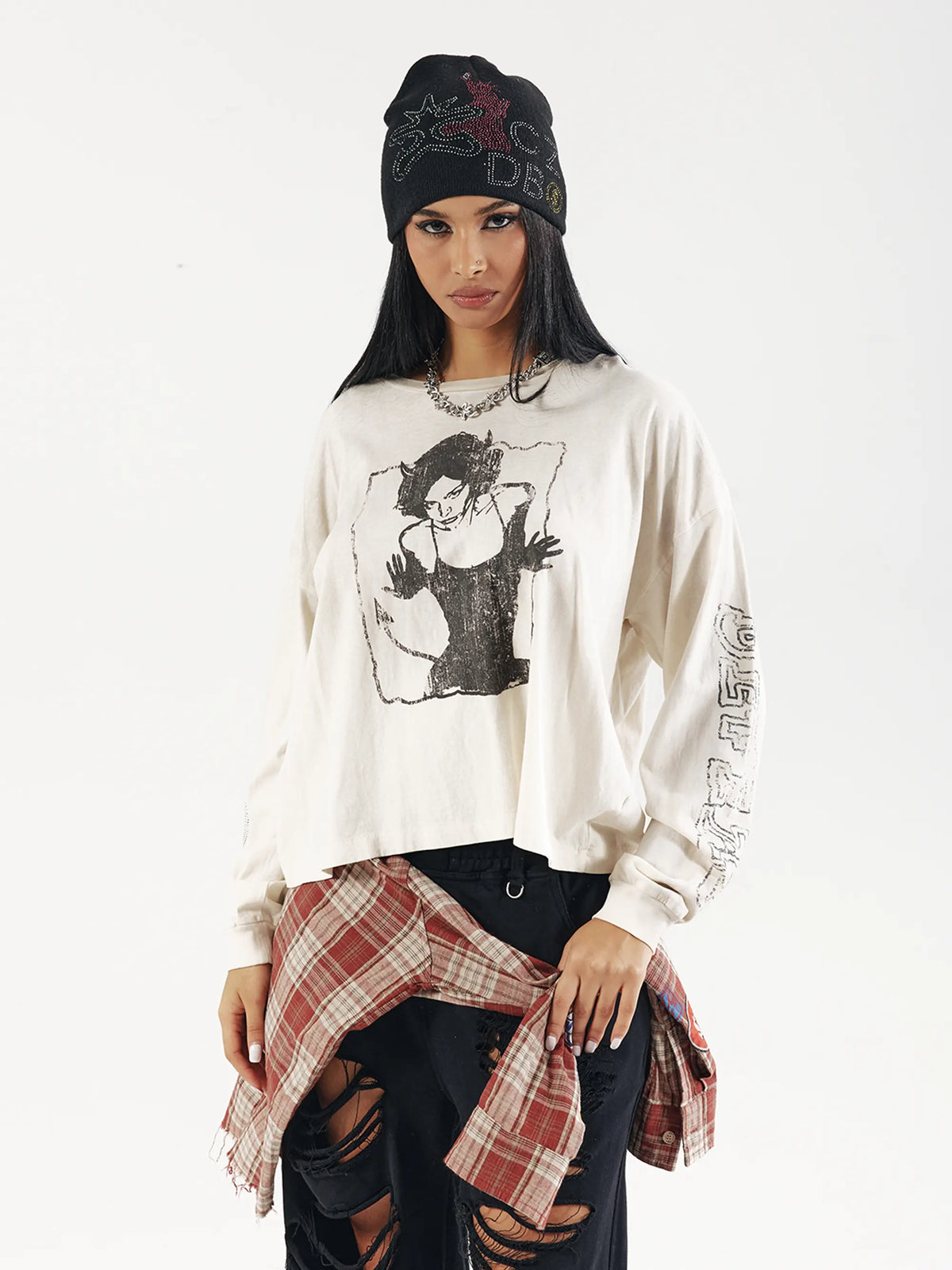 Vixen vintage à strass L/S-775