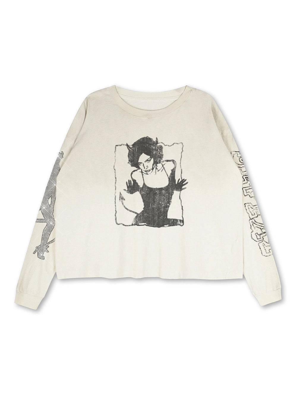Vintage Rhinestone Vixen L/S-775