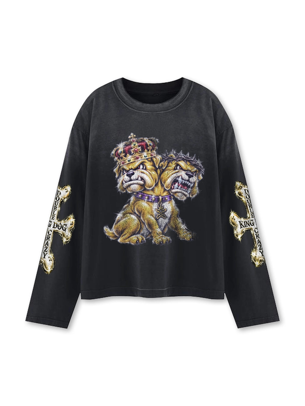 Vintage Kingpin Bulldog L/S Tee-841