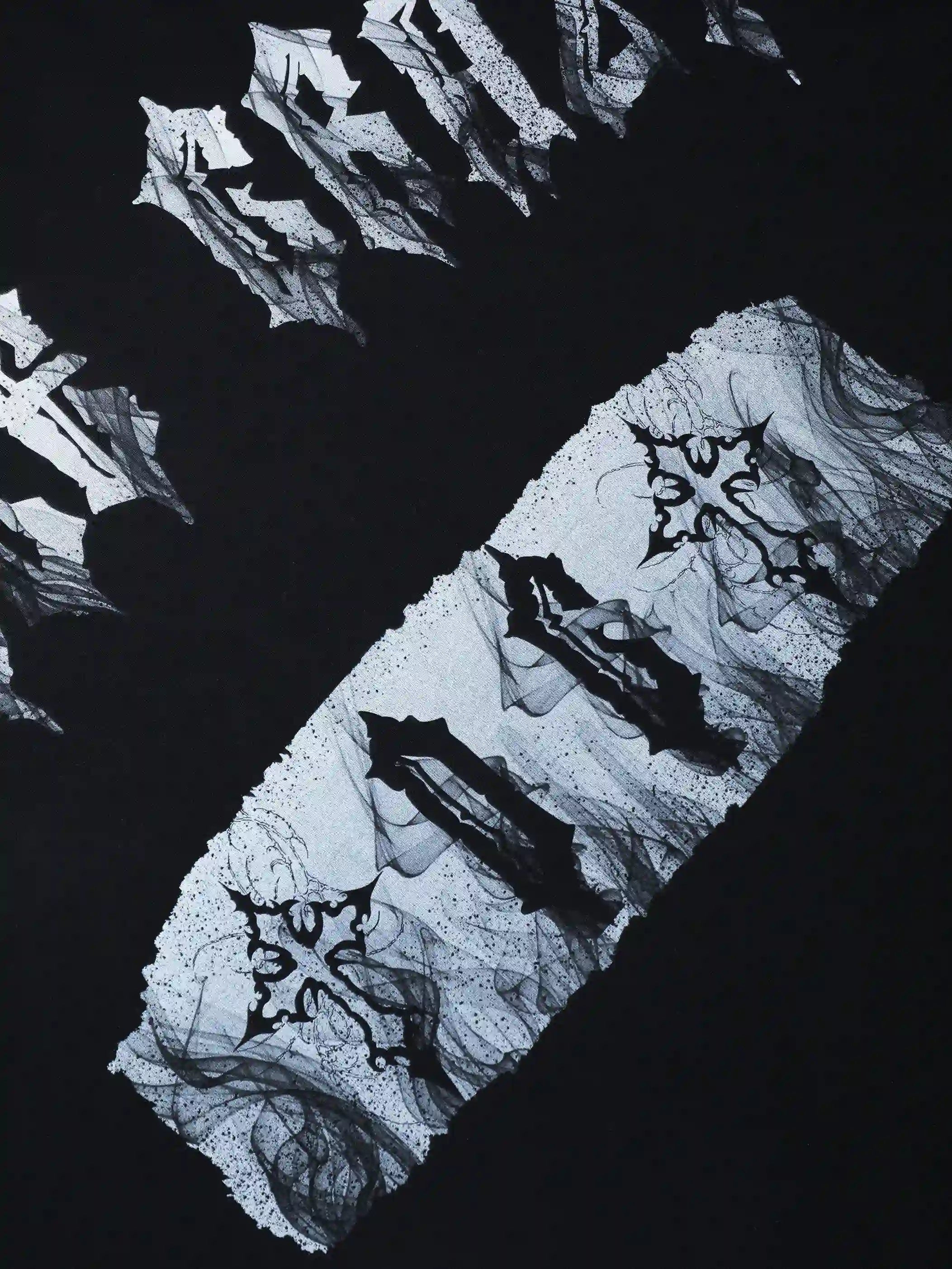 Doomed Cross Hooded T-shirt-189