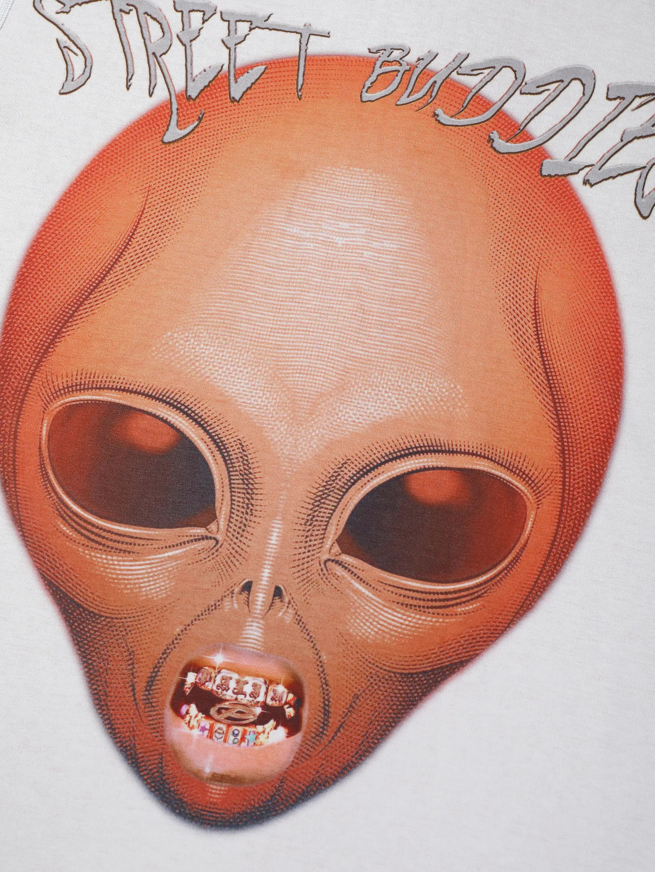 Double-Sided Two-Tone Alien Street Buddies T-shirt-248