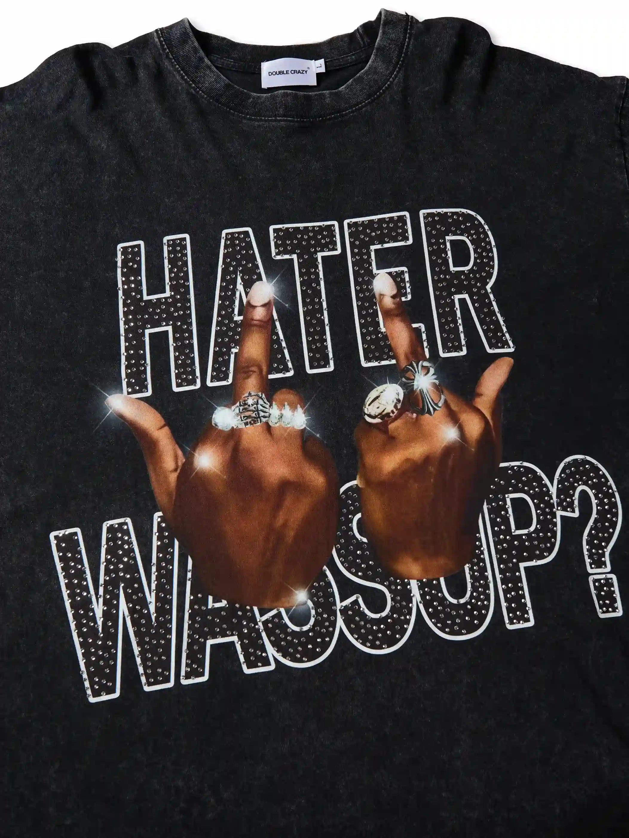 Diamond Hand Gesture Graphic Longsleeve-287