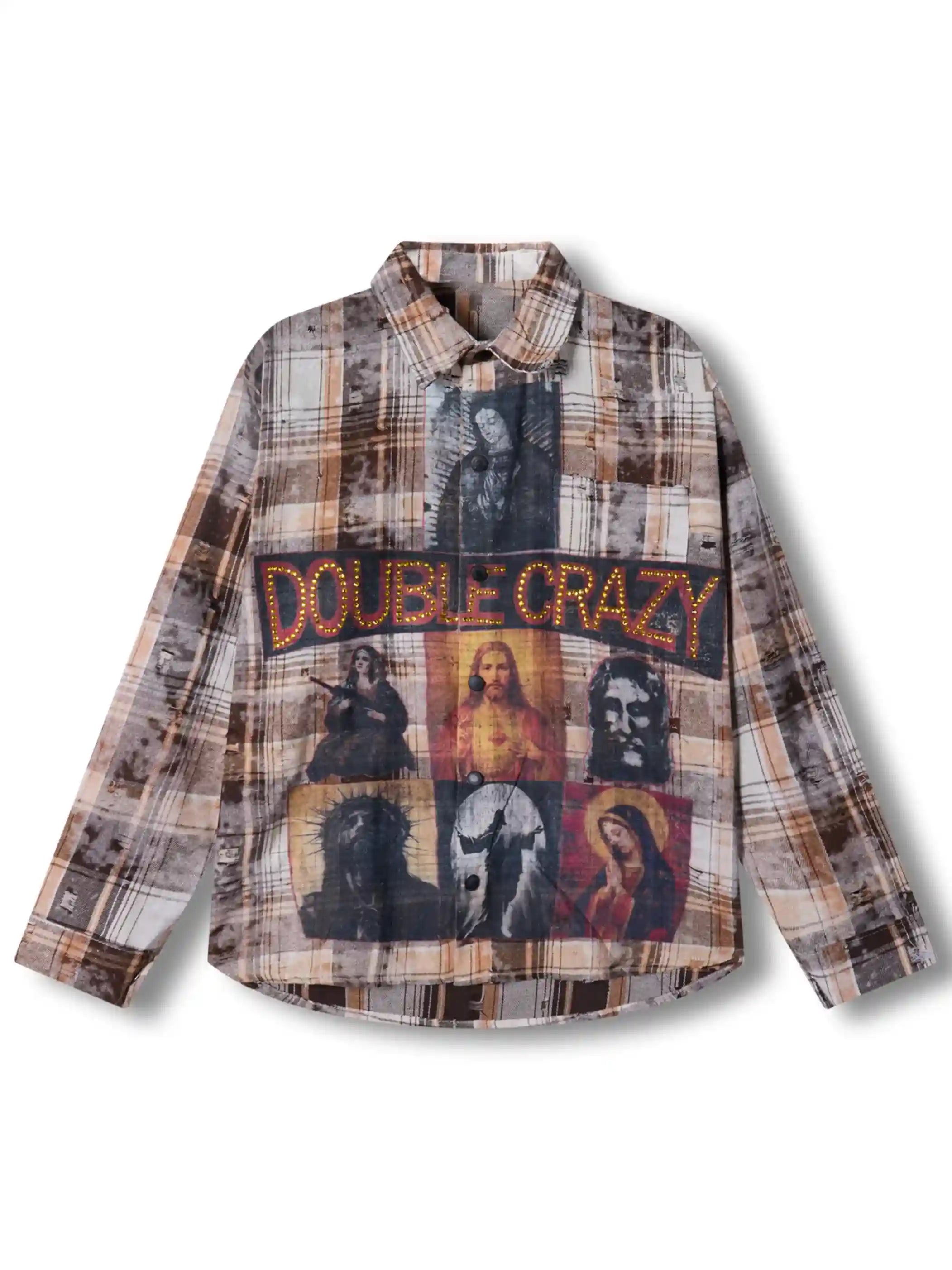 Redemption Cross Plaid Shirt-352