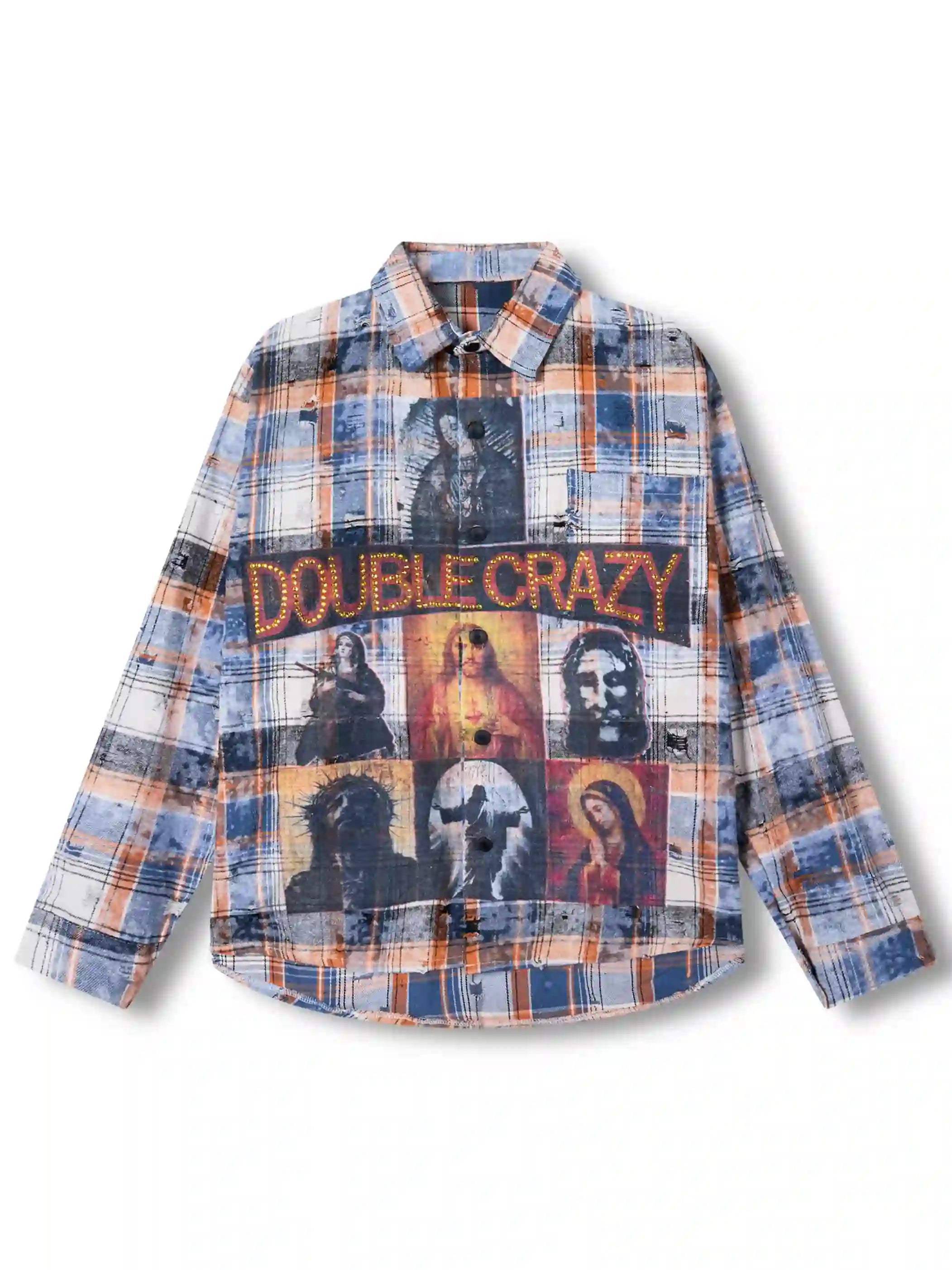Redemption Cross Plaid Shirt-352