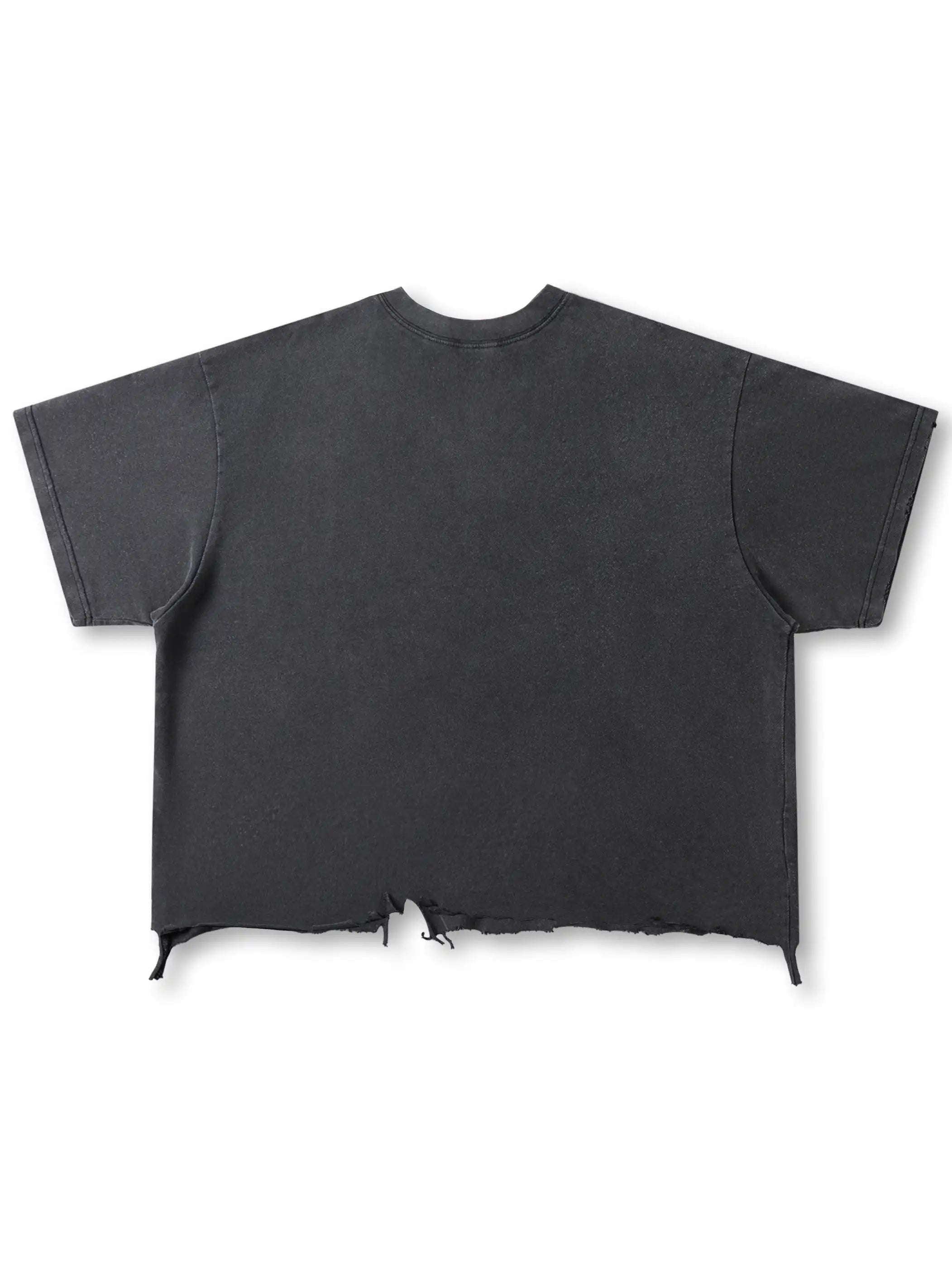 Distressed Grunge Angel Bear Tee-443