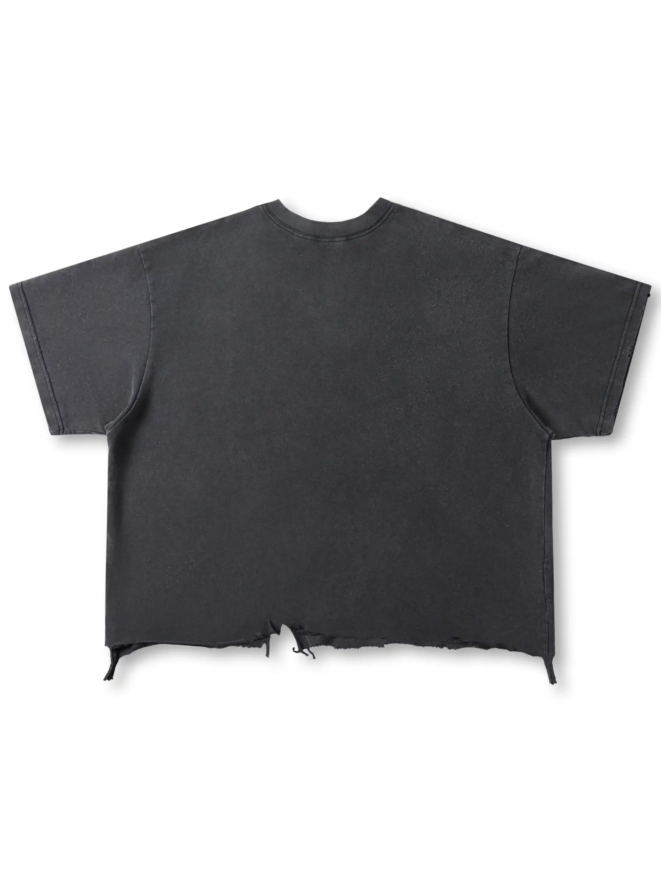 Distressed Grunge Angel Bear Tee-443