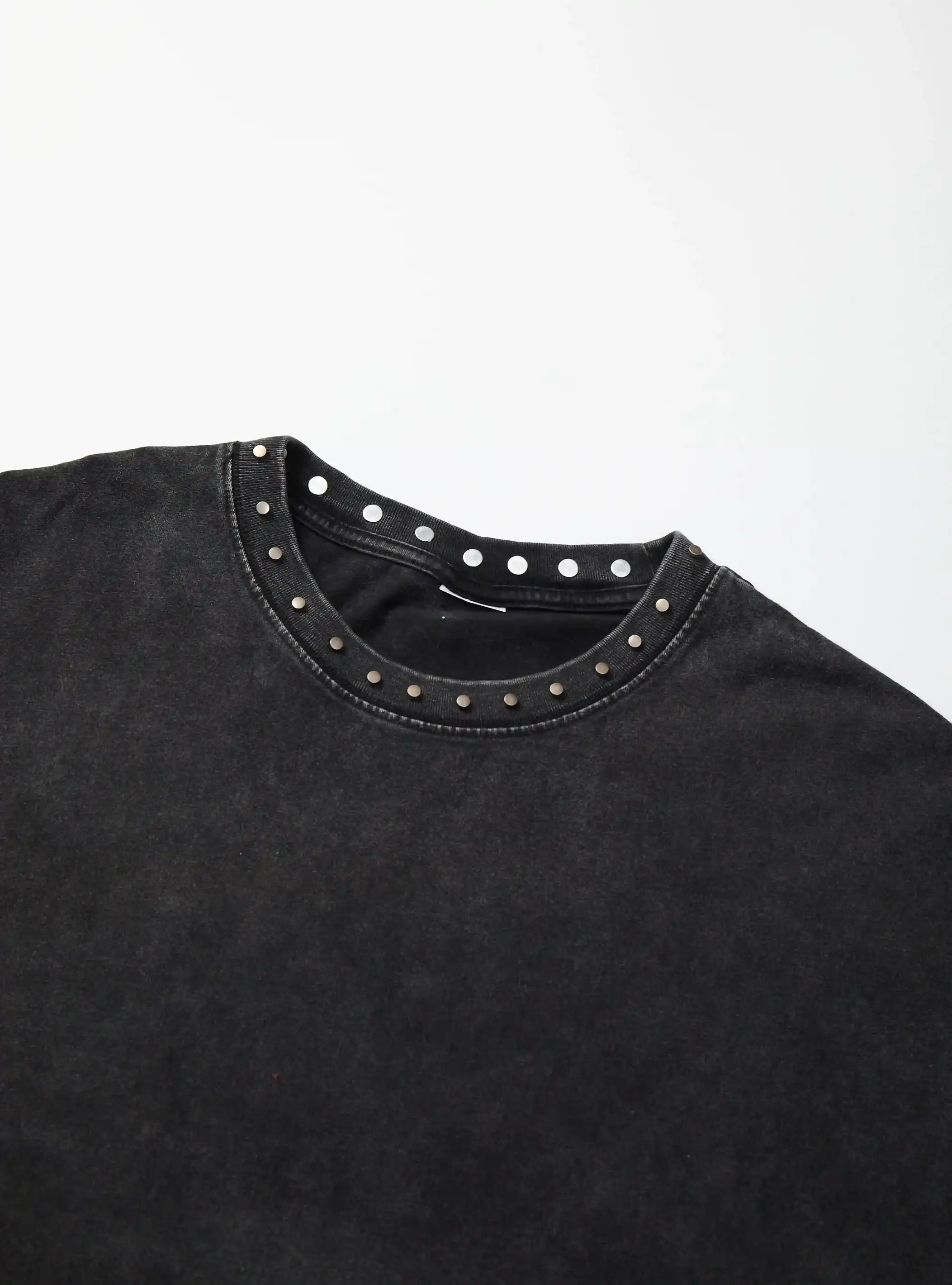 T-shirt vintage Saints avec tour de cou orné de pierres - 457