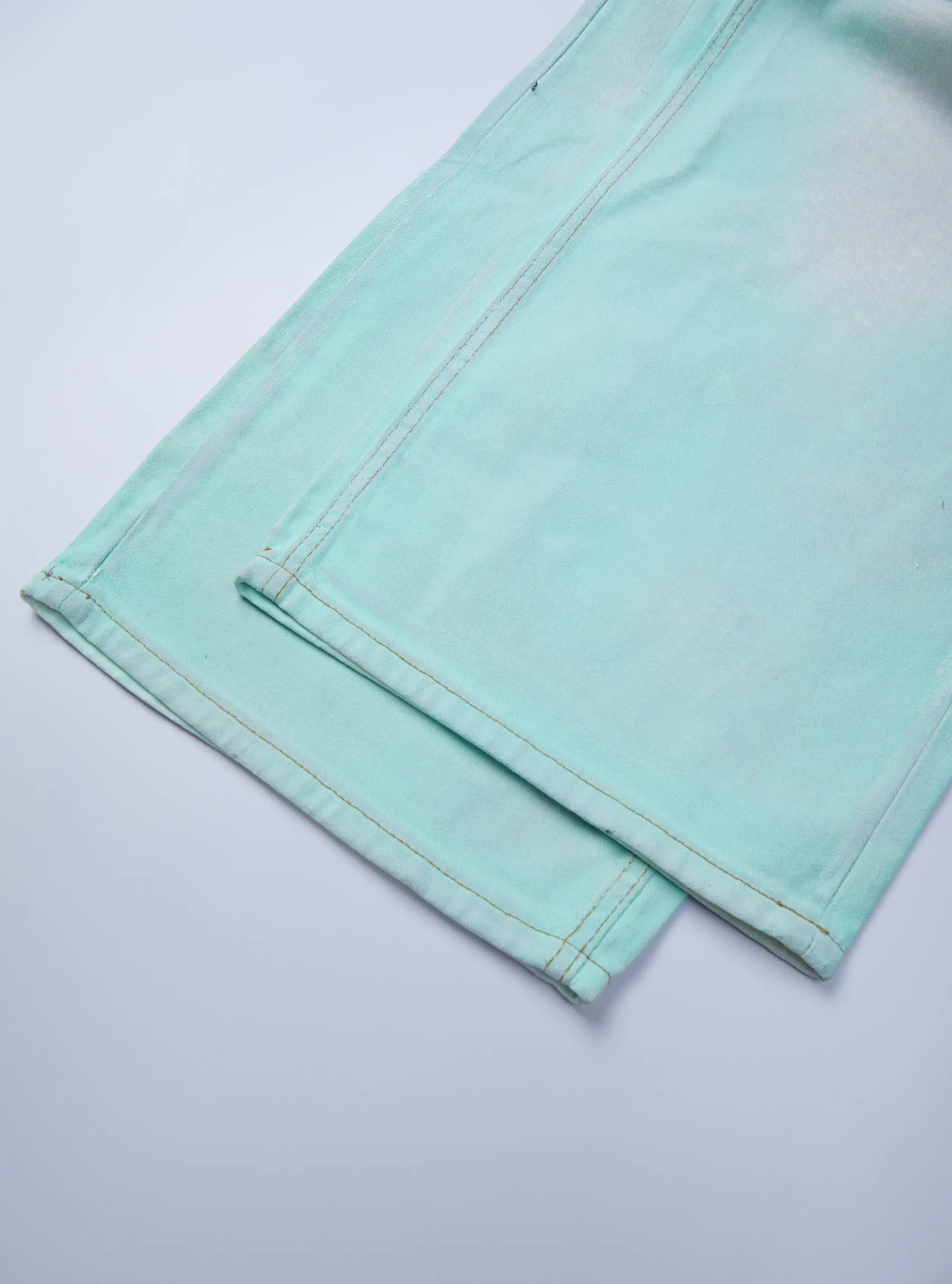 Neon Glow Stacked Baggy Jeans-S1201