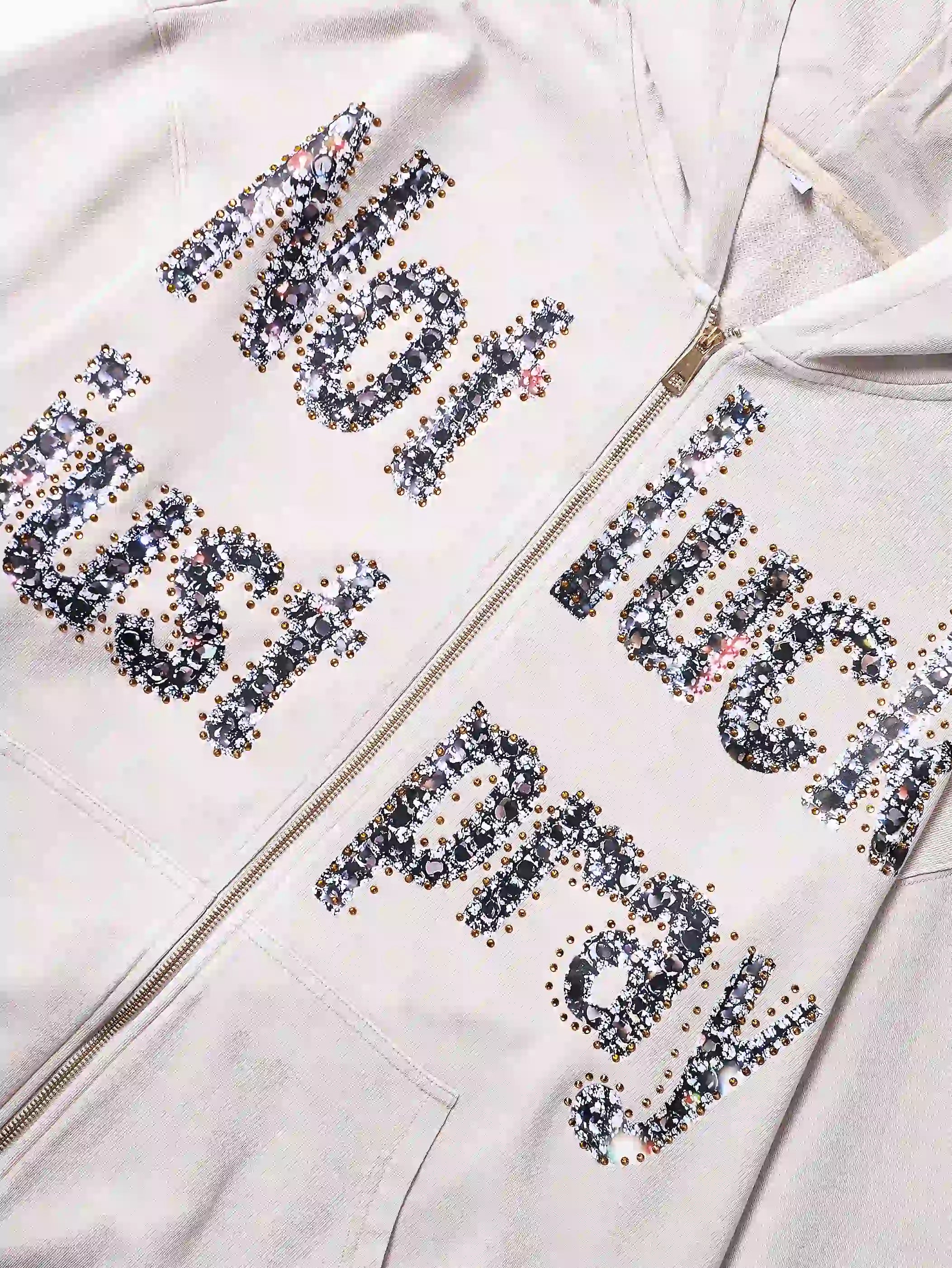 Diamond Graffiti No Luck Just Pray Hoodie-069L