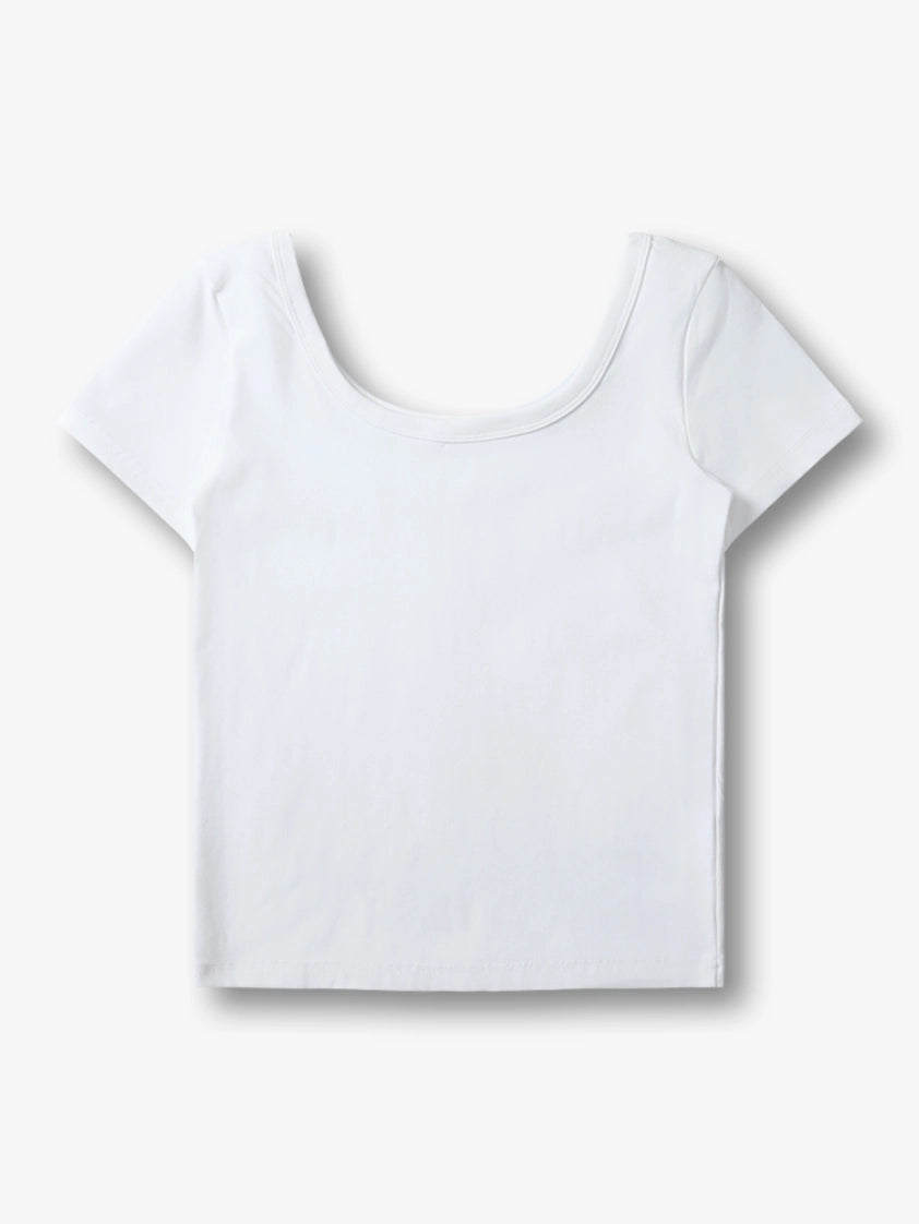Gothic Y2K Saints Angel Print Crop T-shirt-165