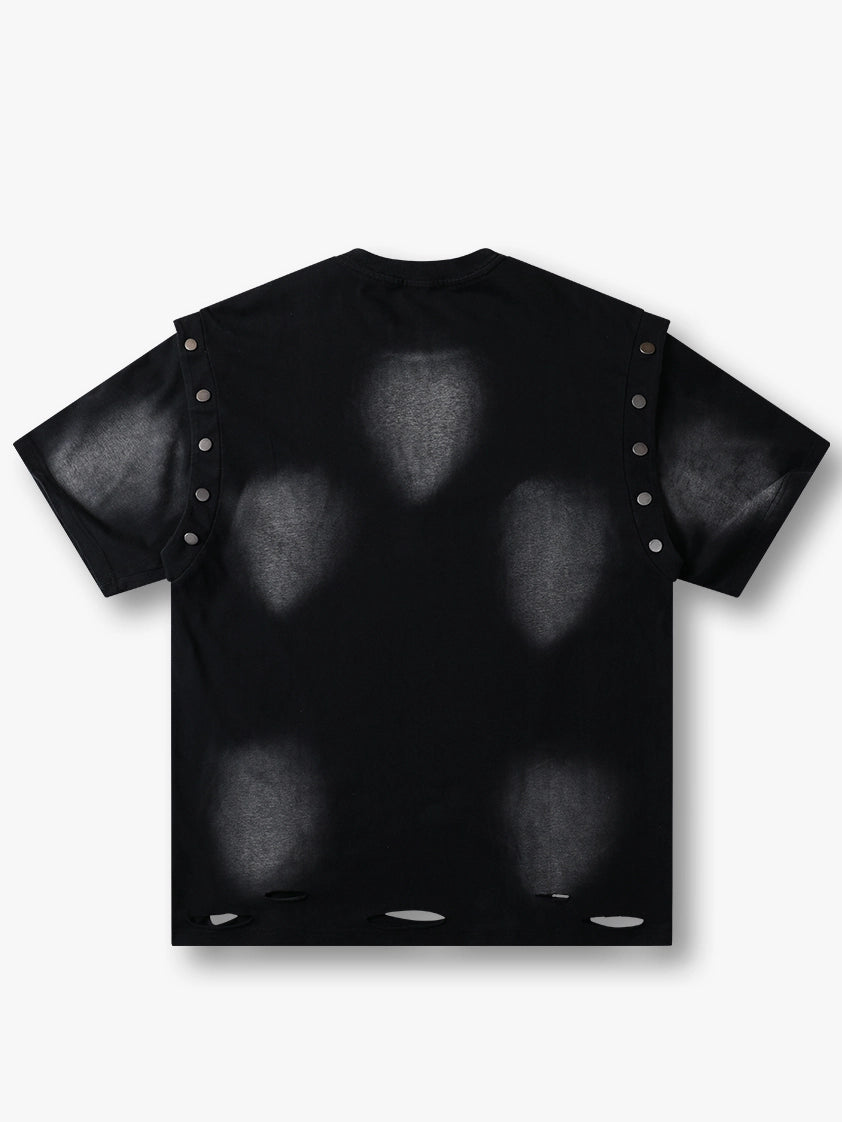 Number 7 Metal Ring T-shirt-S1009