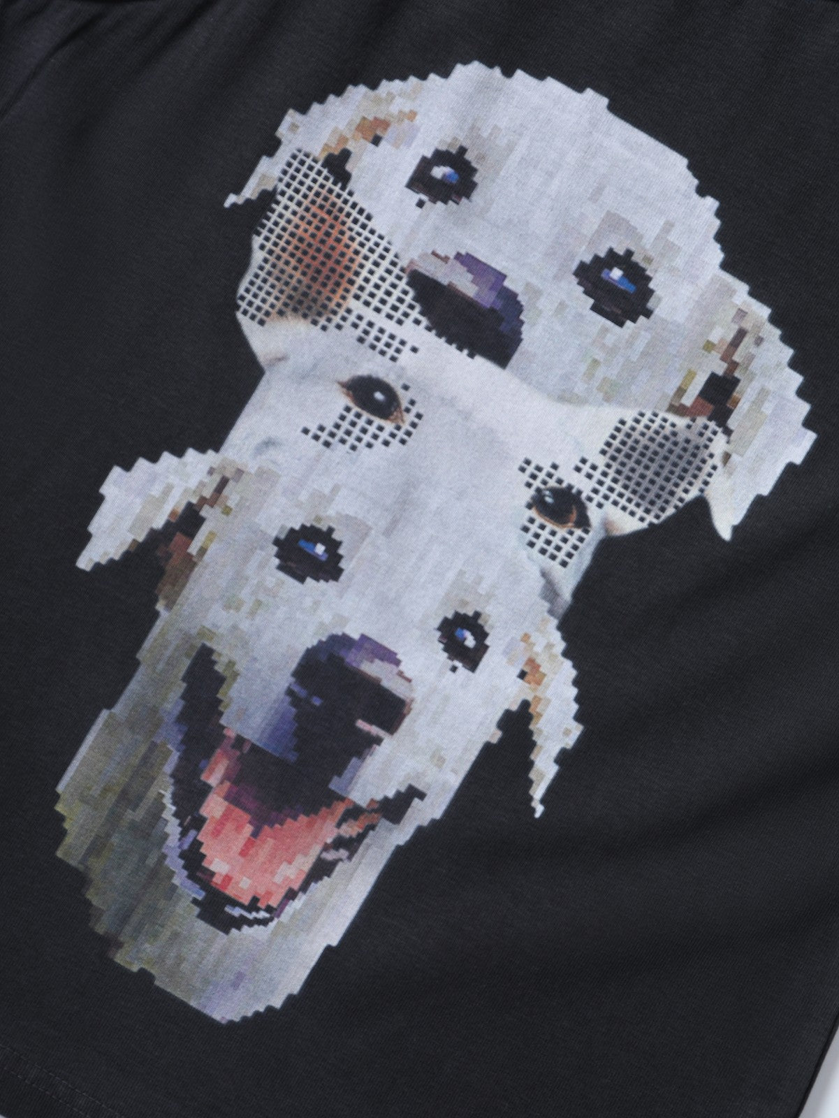 Graphic Tank Top with Pixelated Puppy Print Trendy Casual Streetwear Summer Sleeveless Top - 151