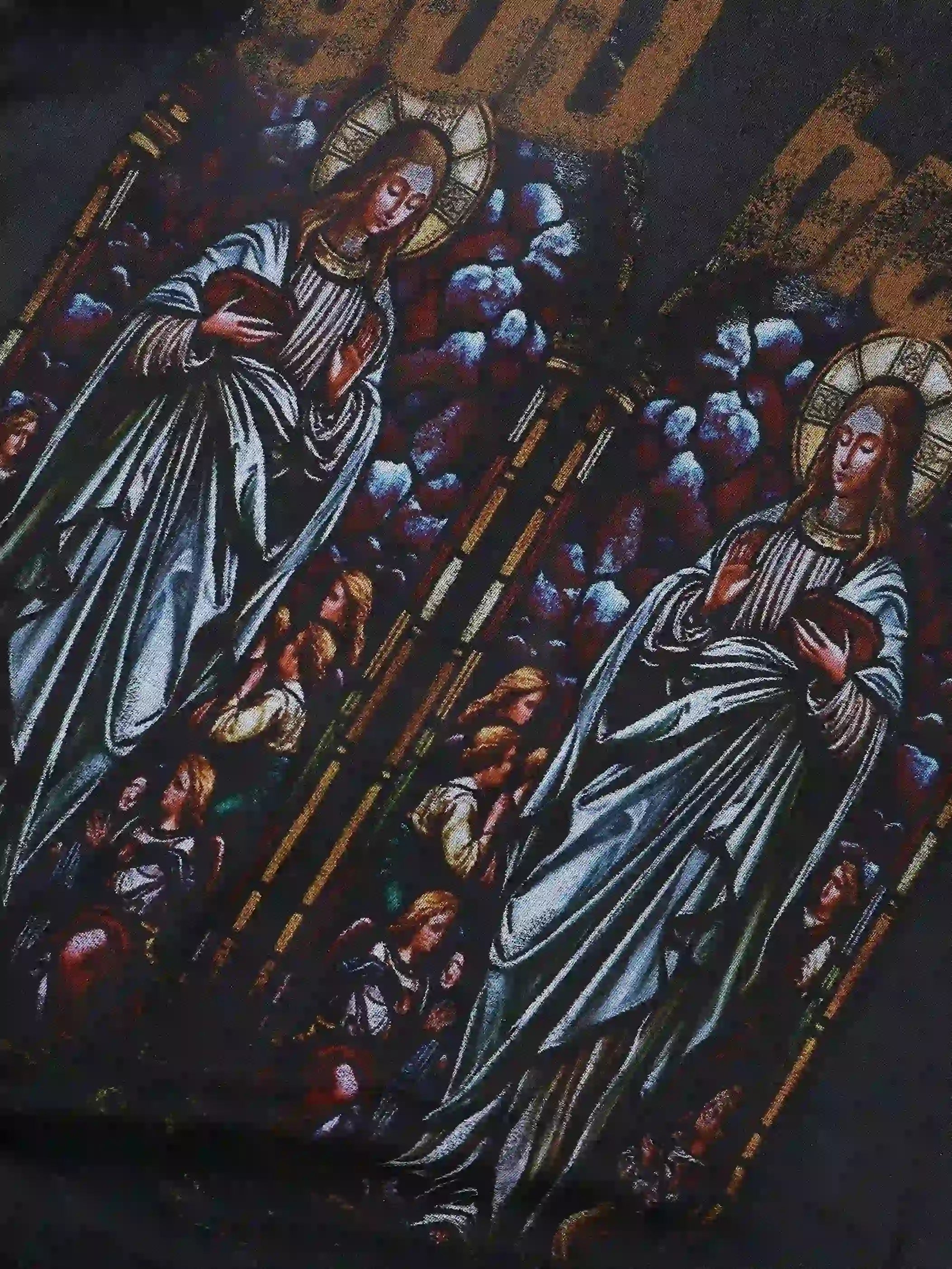 God Bless the Saints – Stained Glass T-shirt-158