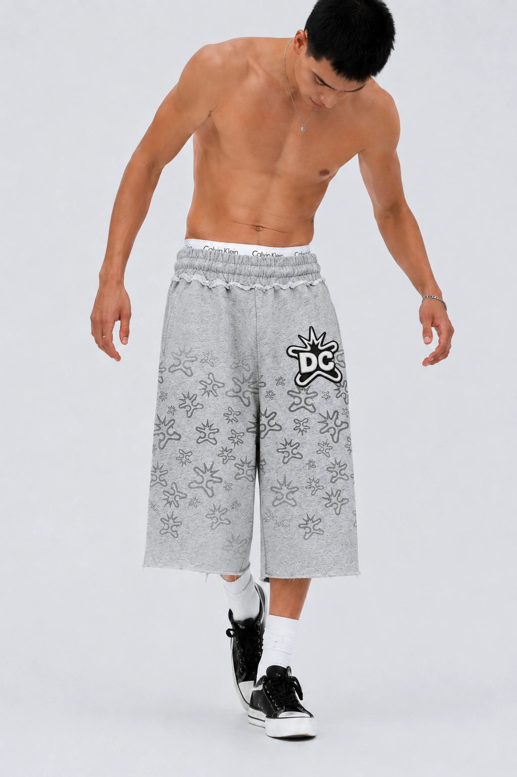 Vintage Splatter Terry Shorts-621