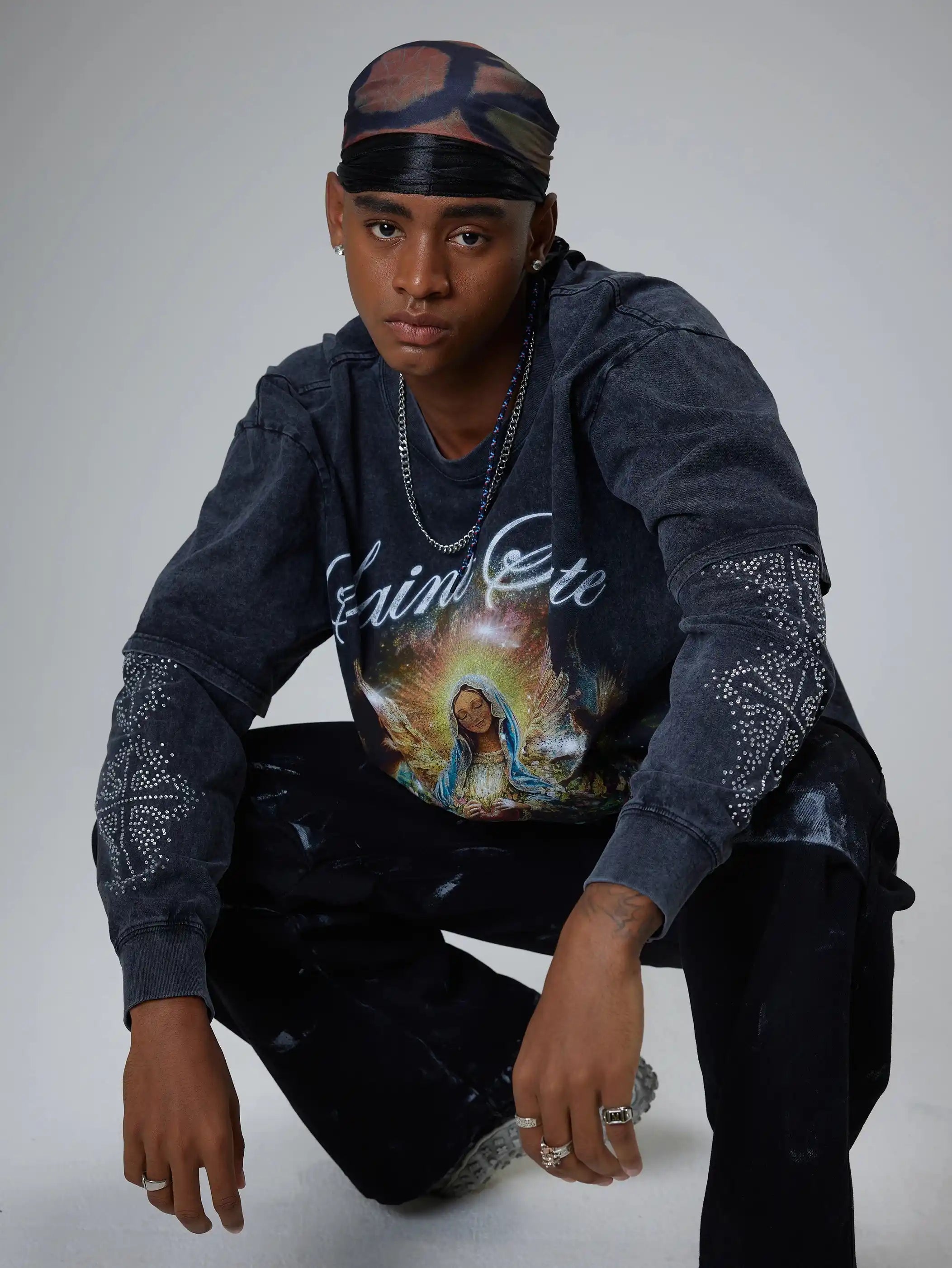 Heavensent Angel Awakening Long Sleeve T-shirt-156B