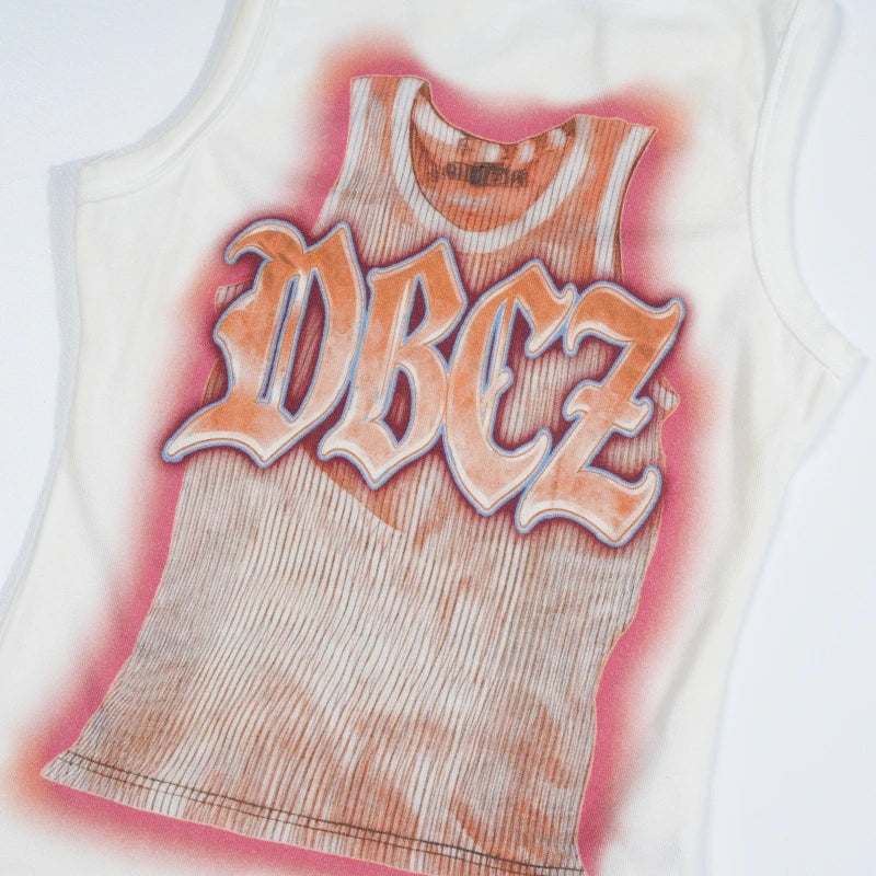 Trompe L'oeil Gothic Muscle Tank-570