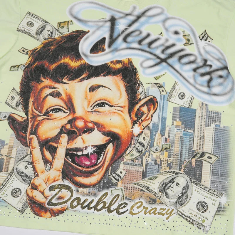 Iced Out Money Parody Boxy Tee-584