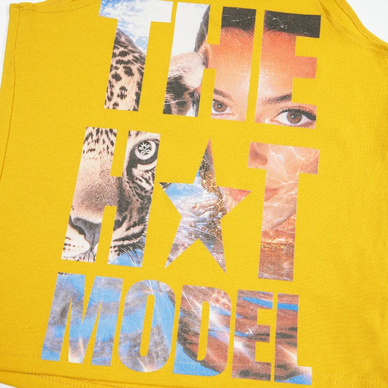 Leopard Portrait Slim Cami-605