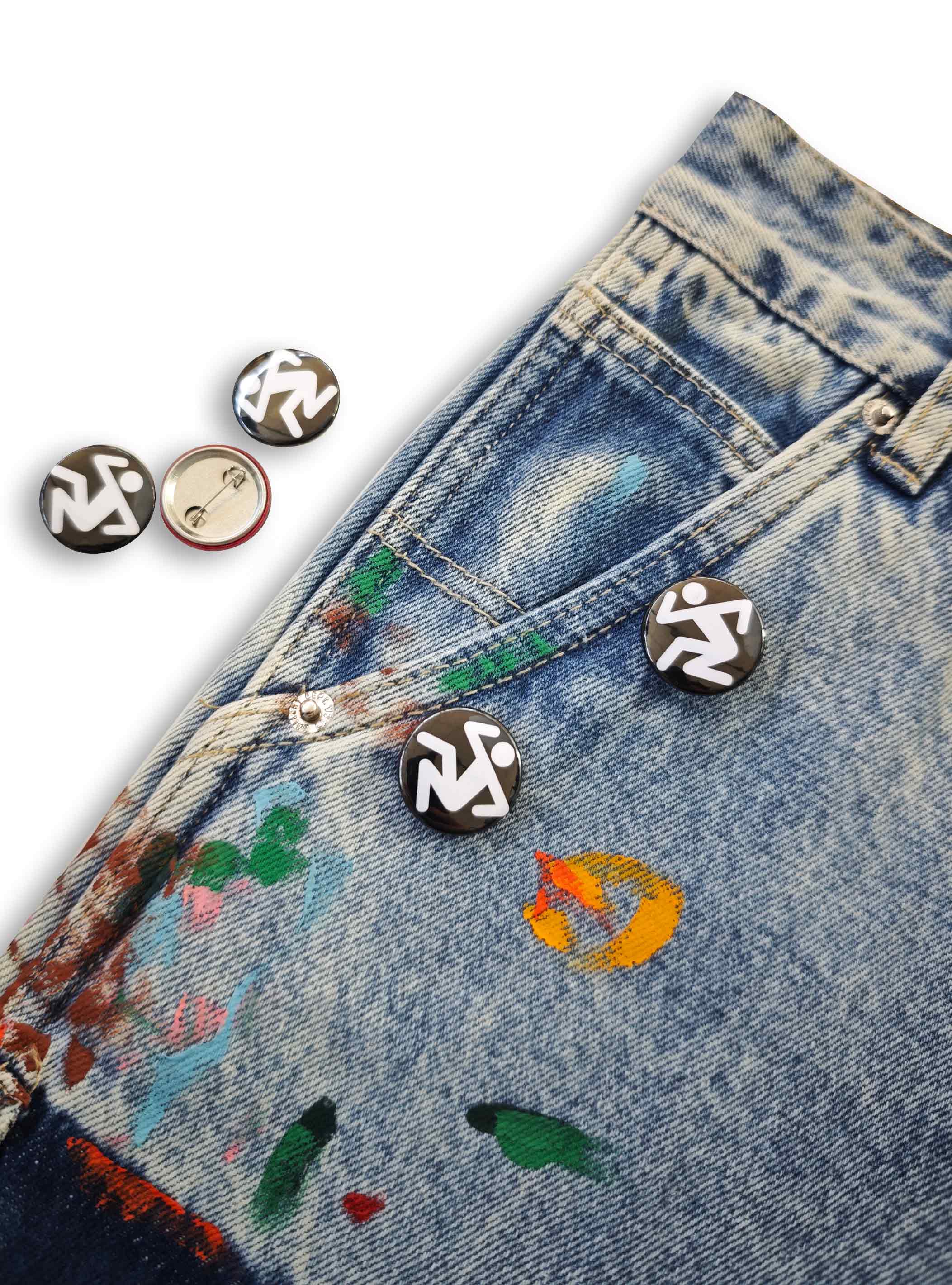 "Runner" Symbol Badge-BJ-443