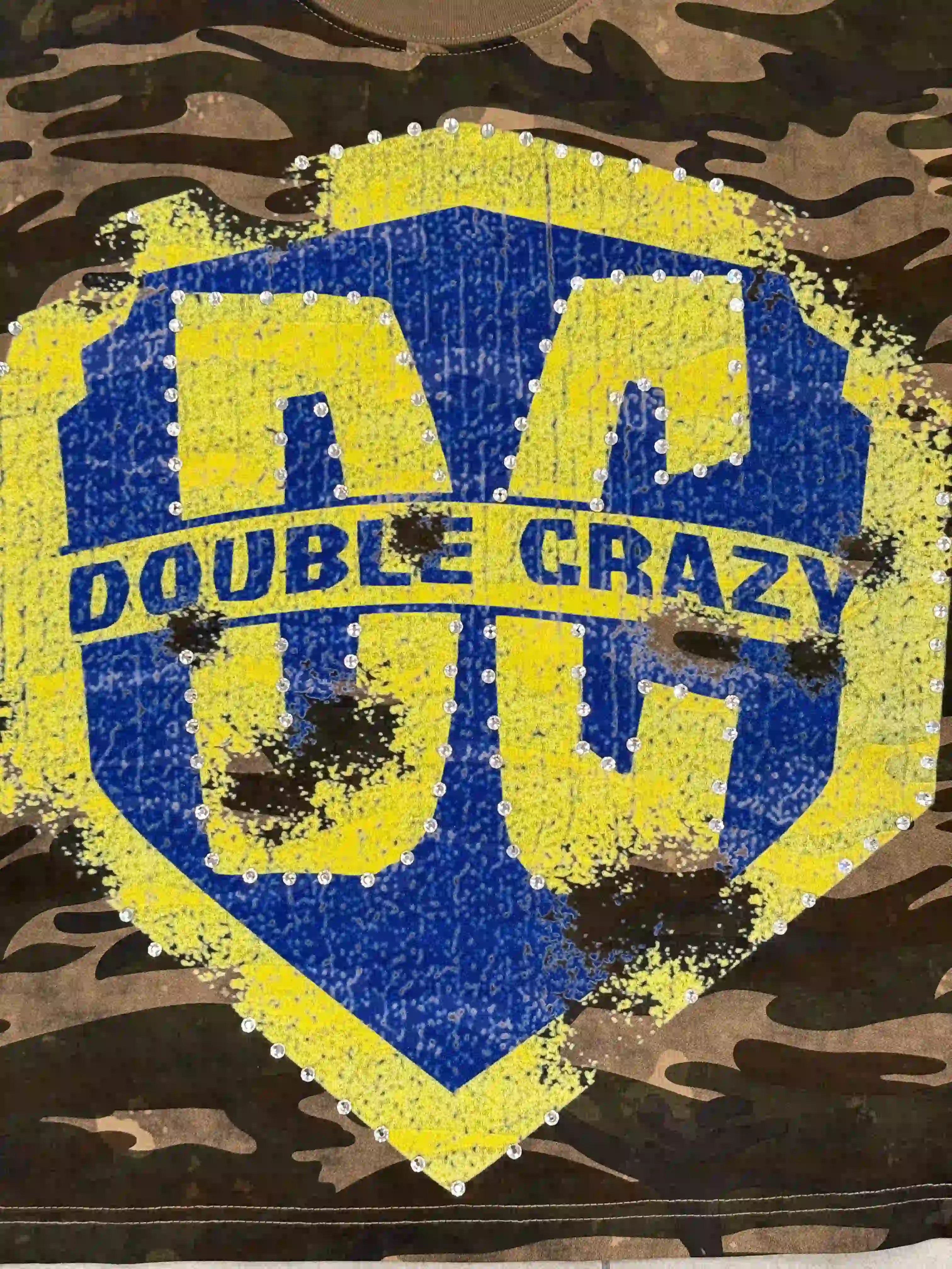 Iced Out Camo Shield Graphic Tee-440