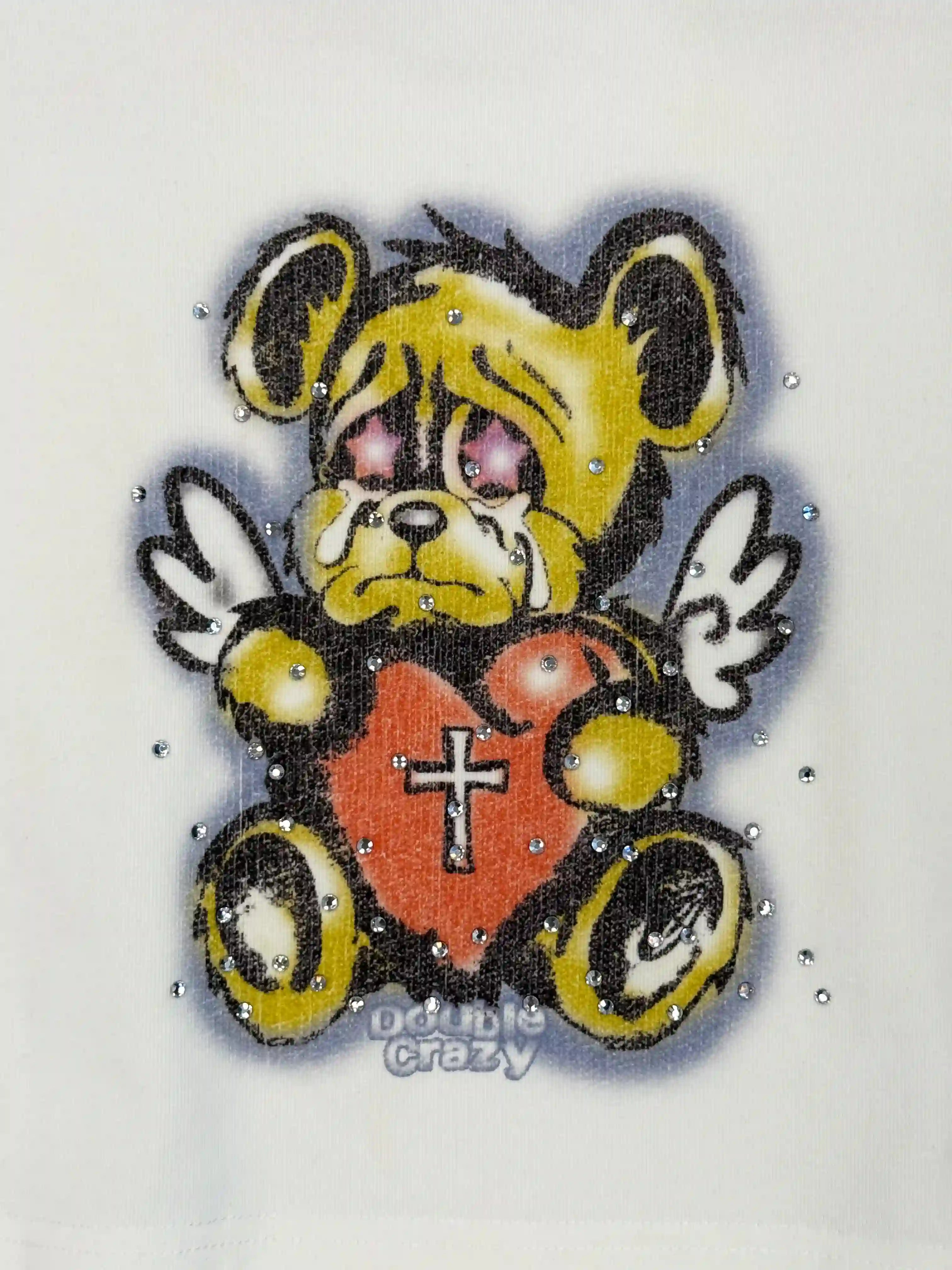 Vintage Boxy Airbrush Bear Tee-442