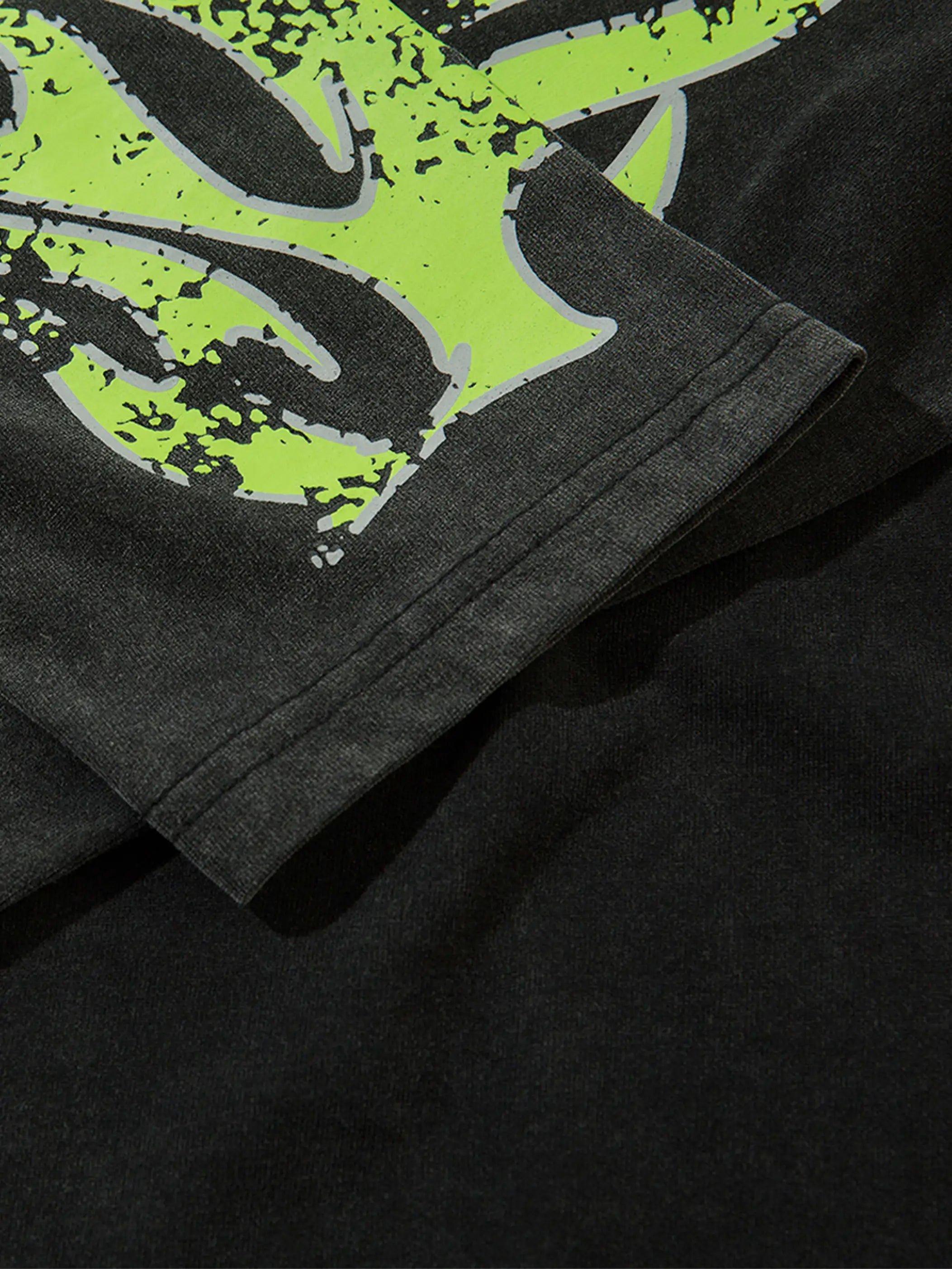 Layered Burnout 88 Flame Long Sleeve T-Shirt-S1106