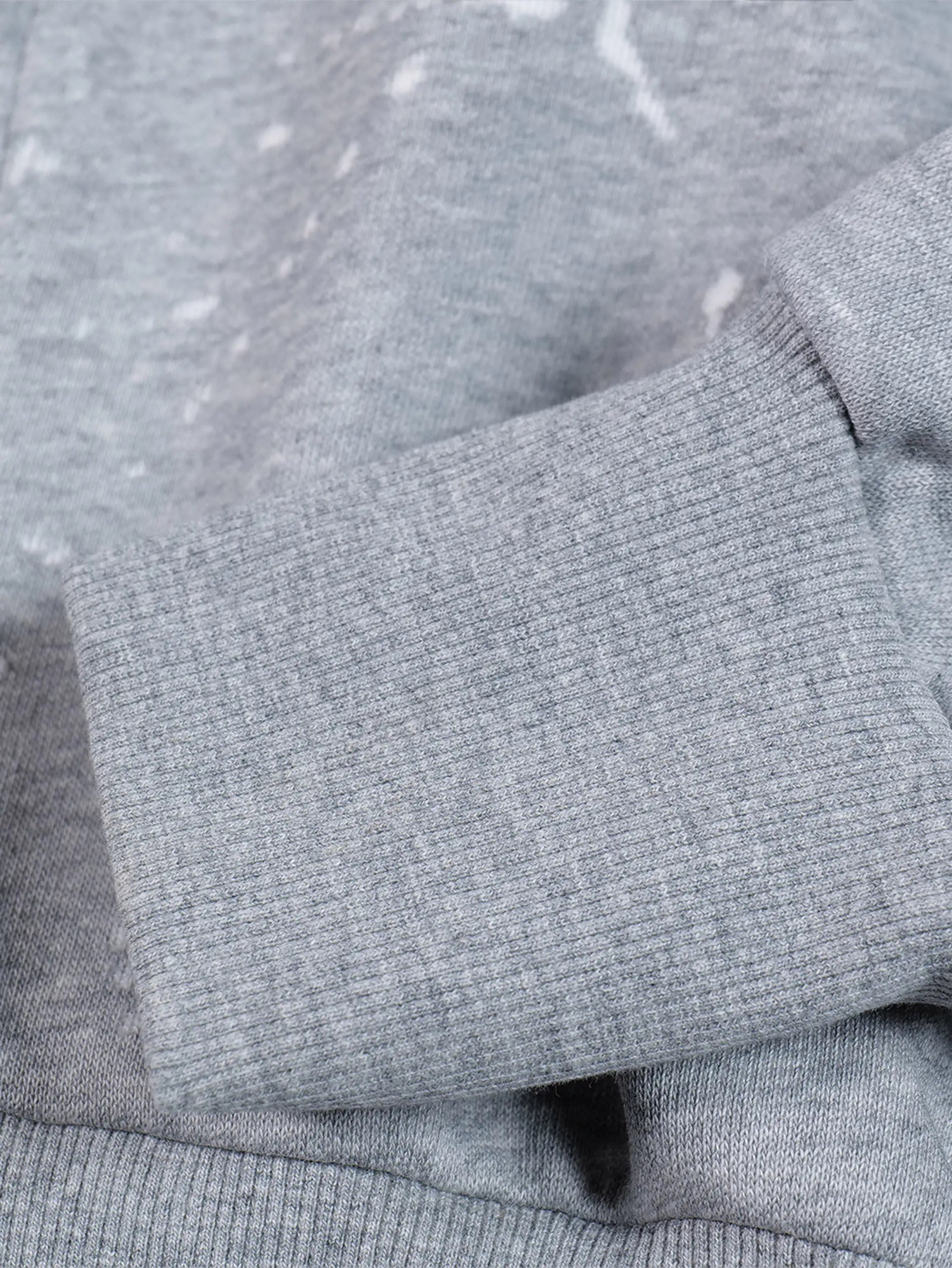 Ink Splash Letter Crop Hoodie Jacket-S1108