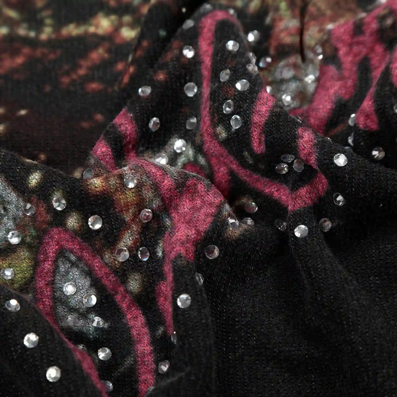 T-shirt large déchiré Icy Vegas Bling-472