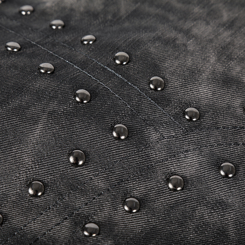 Studded Rock Washed Tote Bag-S1221
