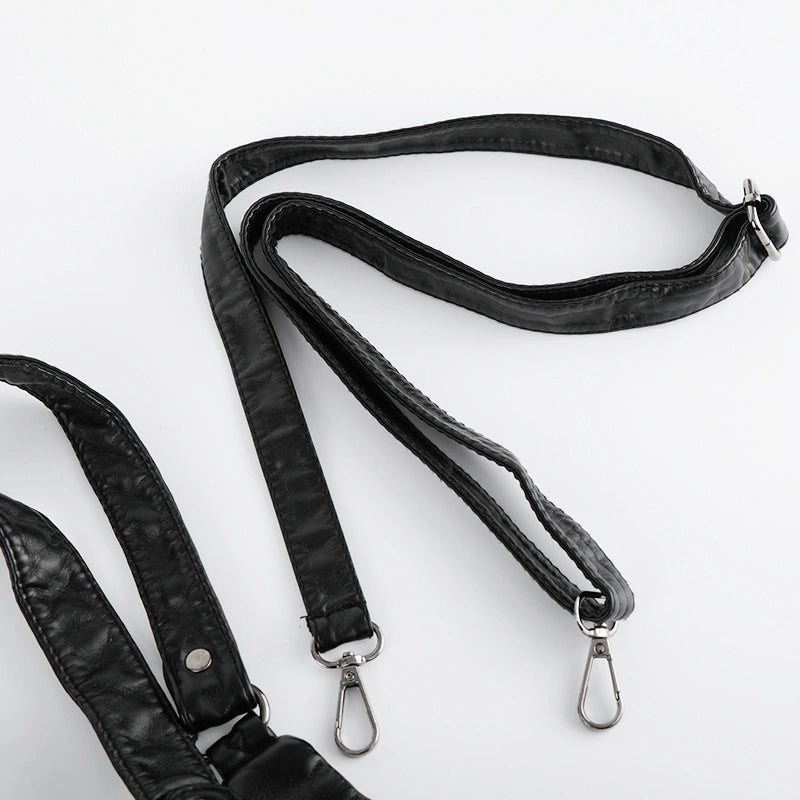 Sac hobo multi-zip Moto Grunge-S1223