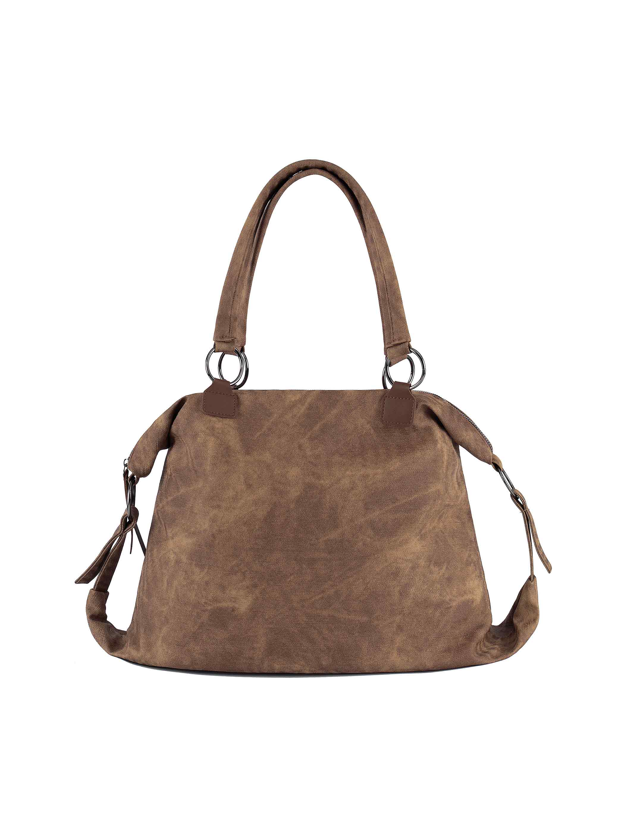 Sac fourre-tout clouté délavé-S1221