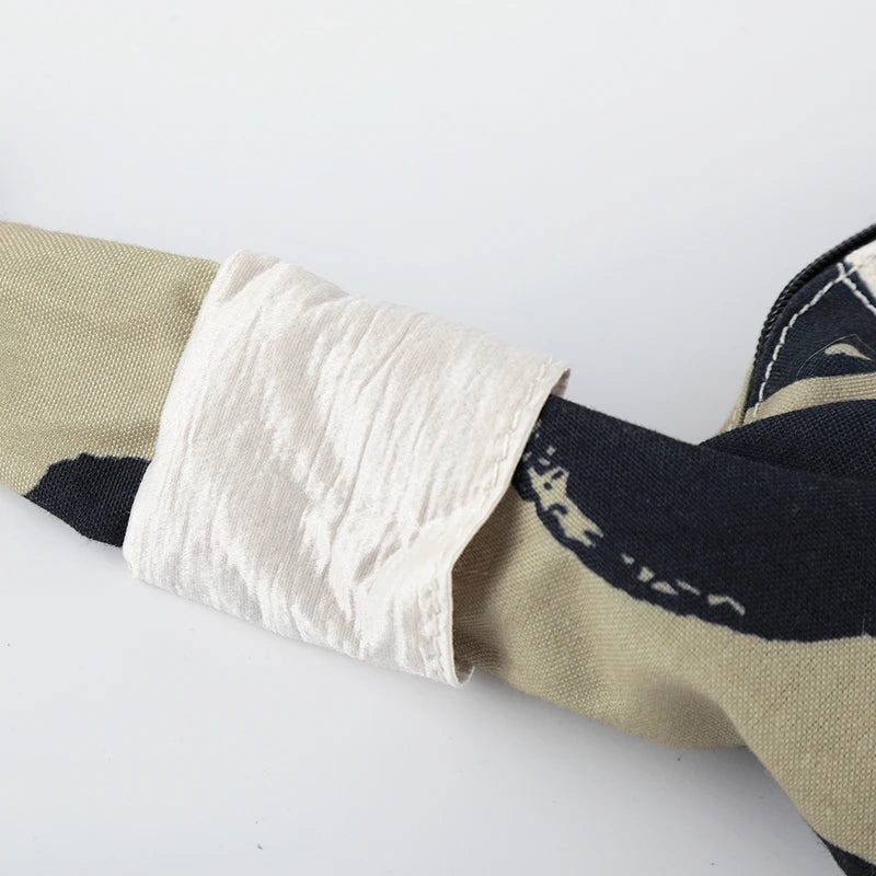 Graphic Polka Dot Croissant Bag-S1227